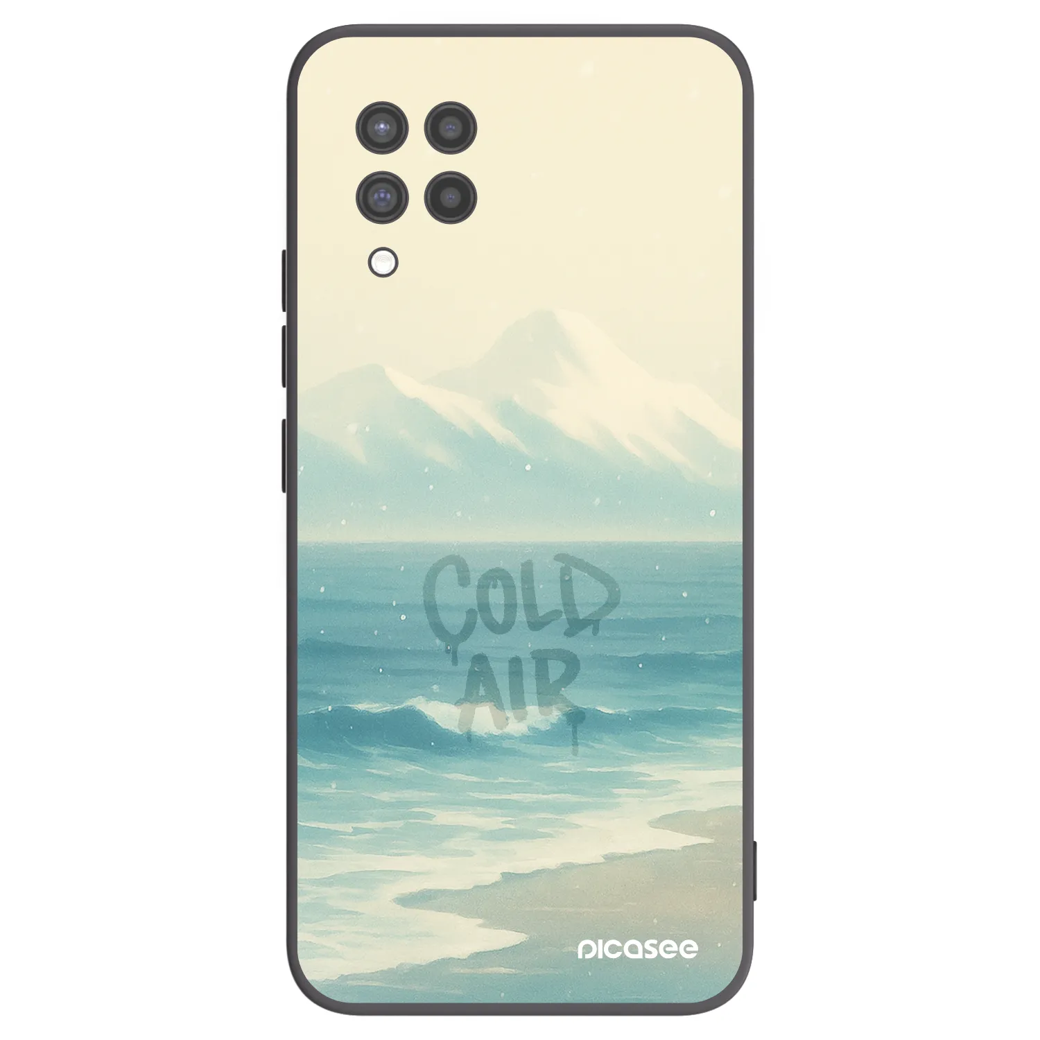 Picasee Samsung Galaxy A42 A426B Hülle - Schwarzes Silikon - COLD AIR