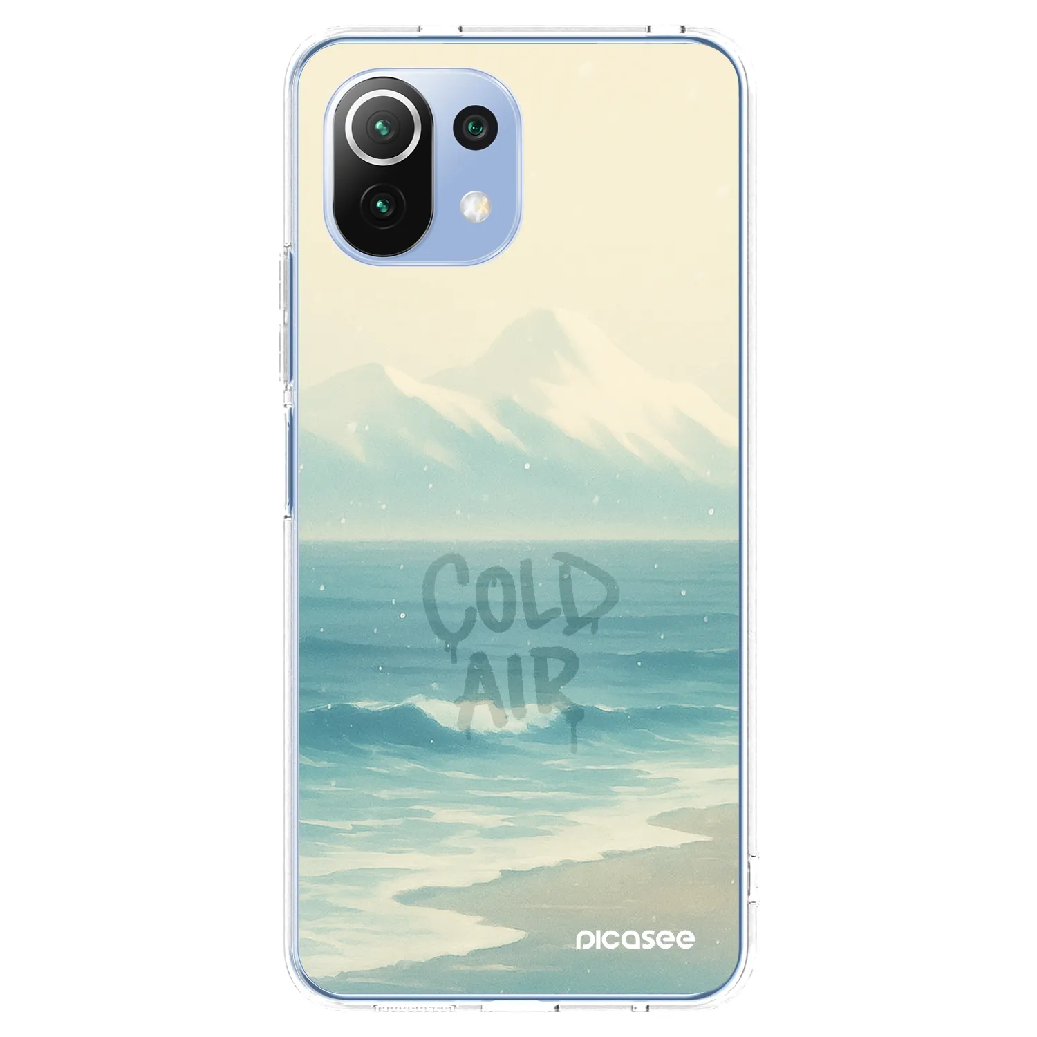 Picasee Xiaomi Mi 11 Lite Hülle - Transparentes Silikon - COLD AIR
