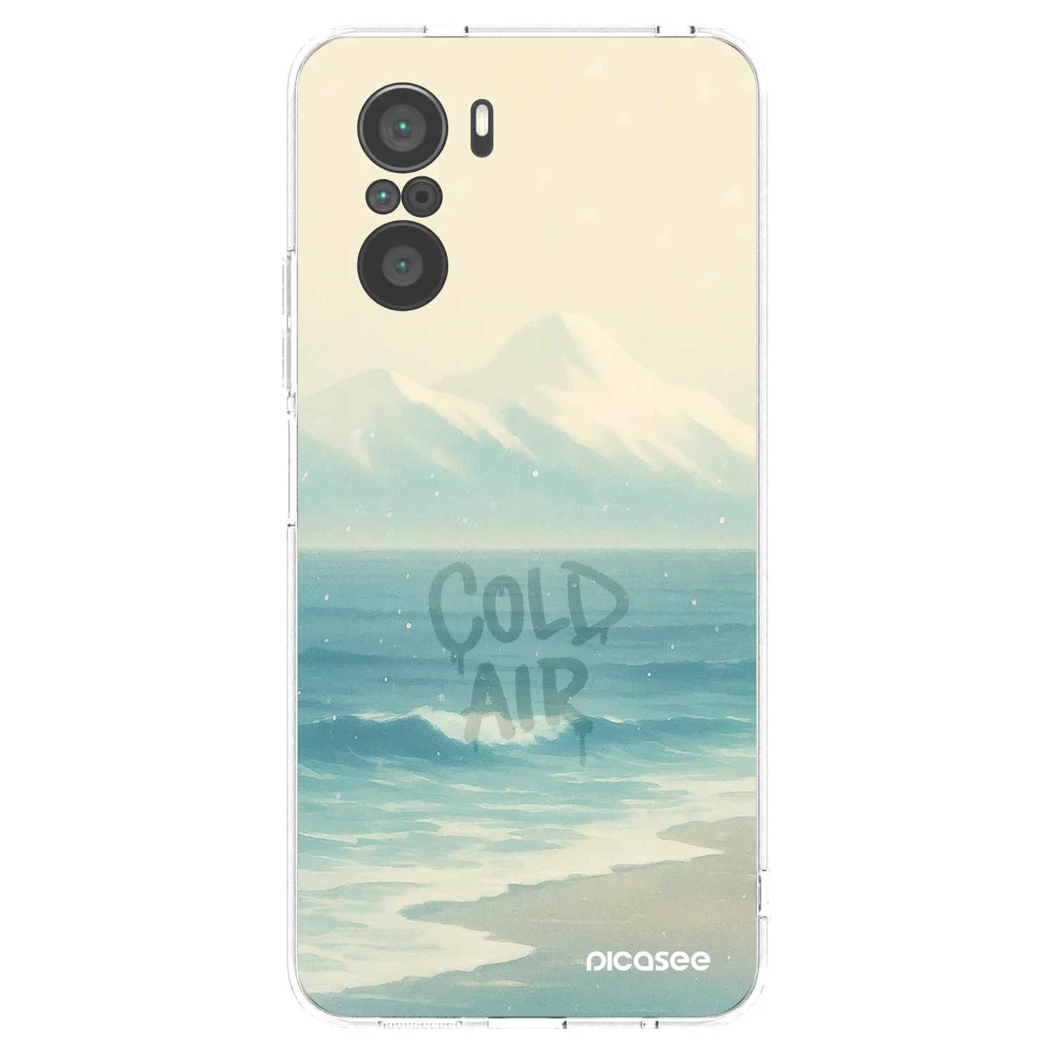 Picasee Xiaomi Poco F3 Hülle - Transparentes Silikon - COLD AIR