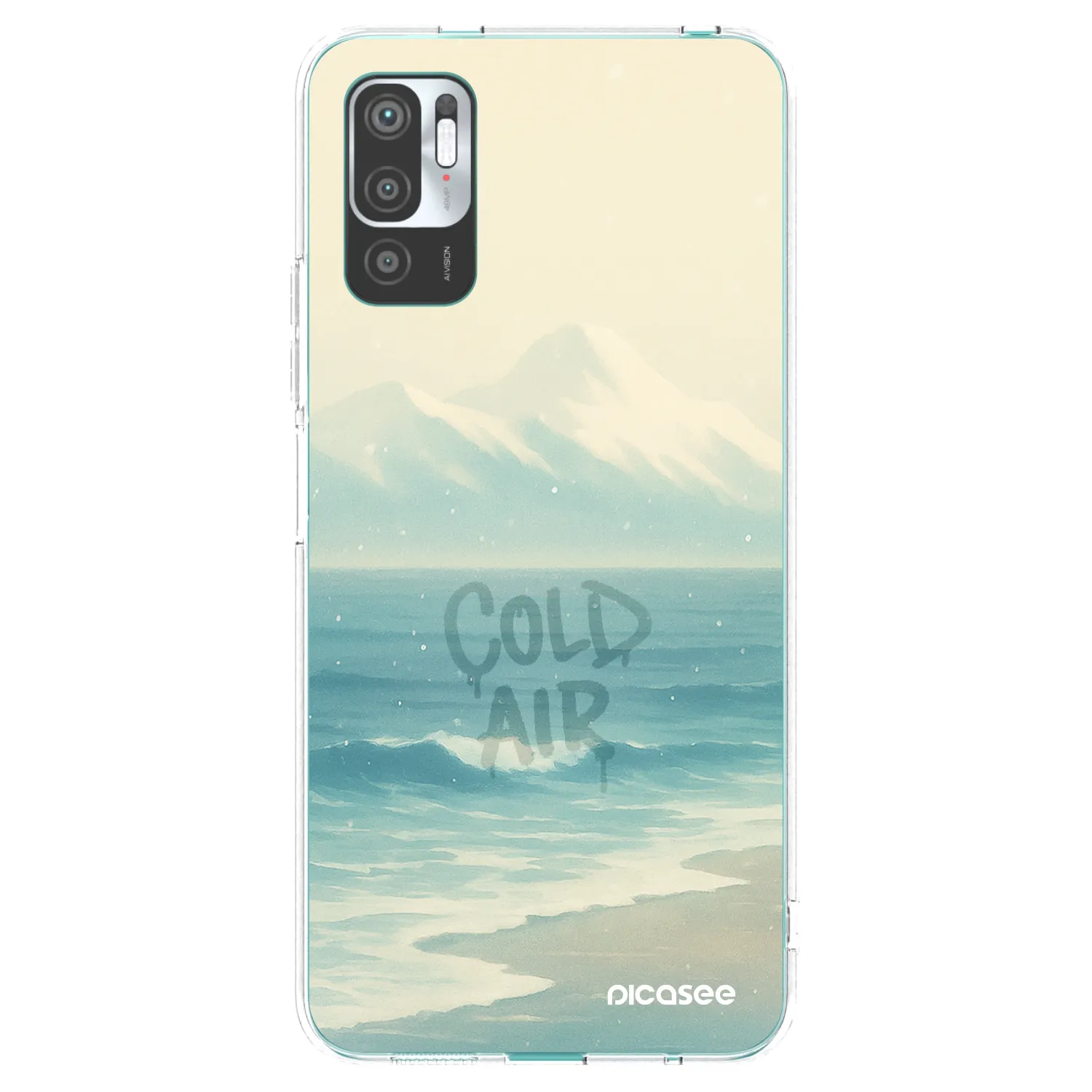 Picasee Xiaomi Redmi Note 10 5G Hülle - Transparentes Silikon - COLD AIR