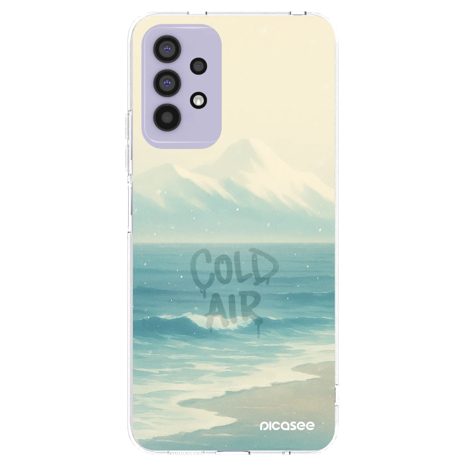 Picasee Samsung Galaxy A32 4G SM-A325F Hülle - Transparentes Silikon - COLD AIR