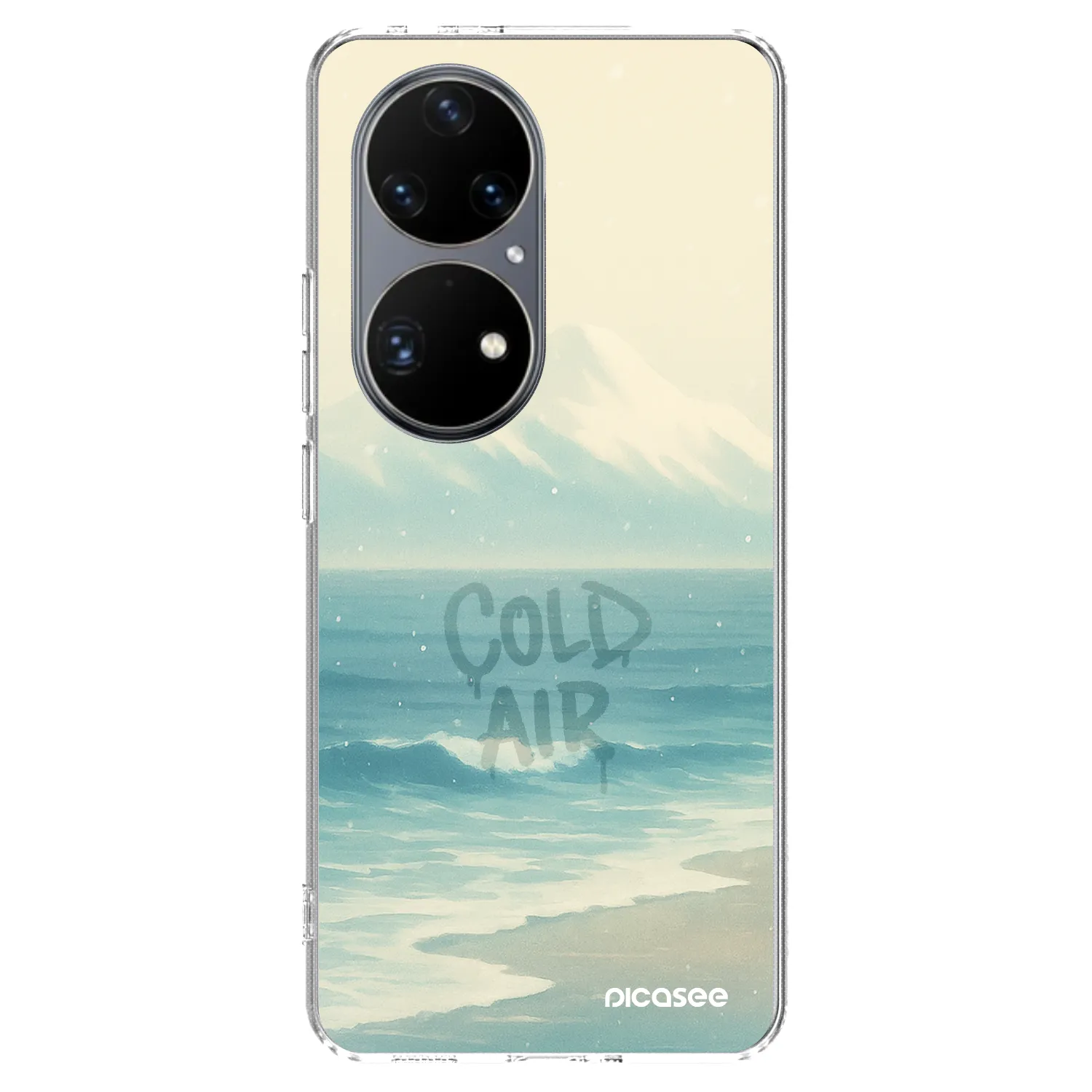 Picasee Huawei P50 Hülle - Transparentes Silikon - COLD AIR