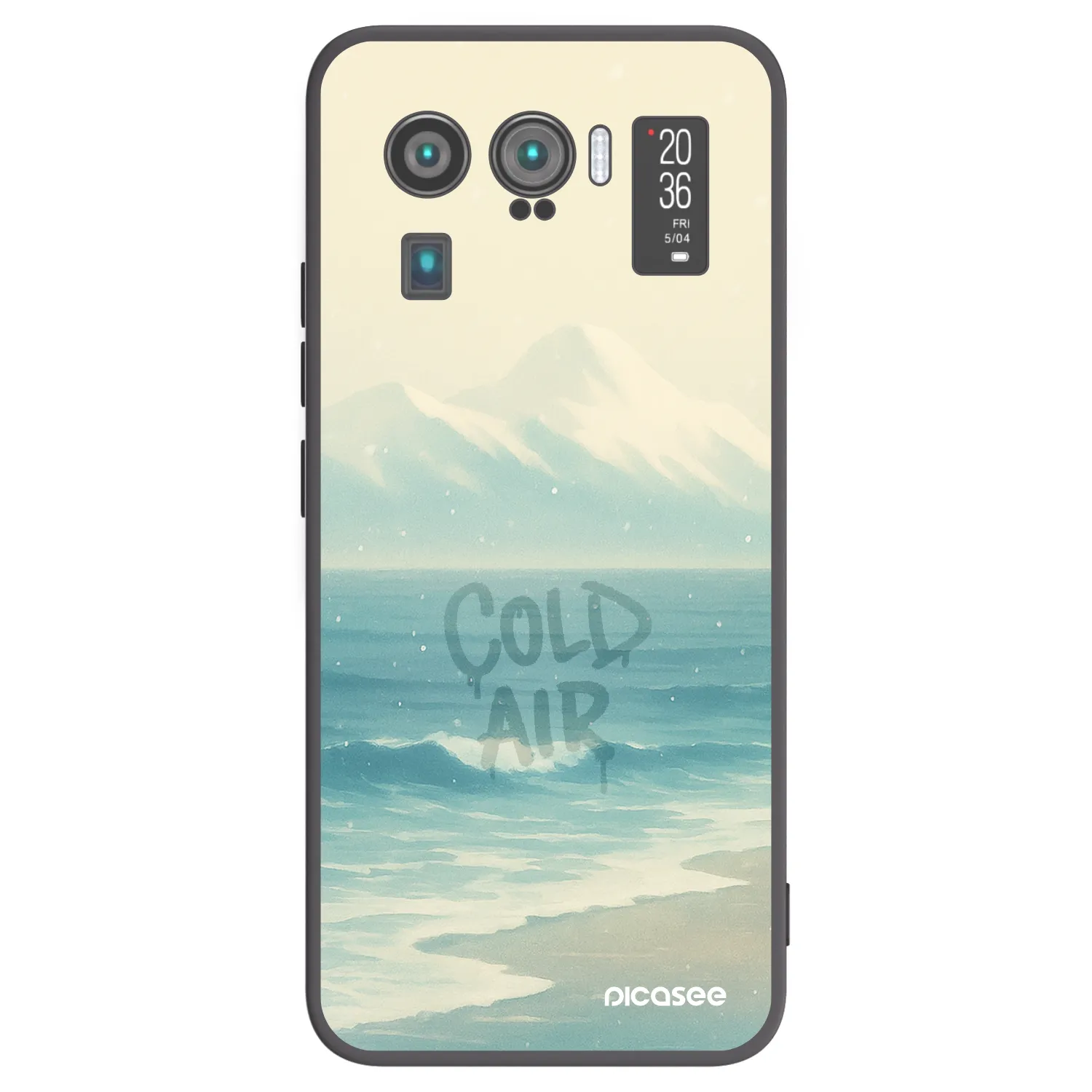 Picasee Xiaomi Mi 11 Ultra Hülle - Schwarzes Silikon - COLD AIR