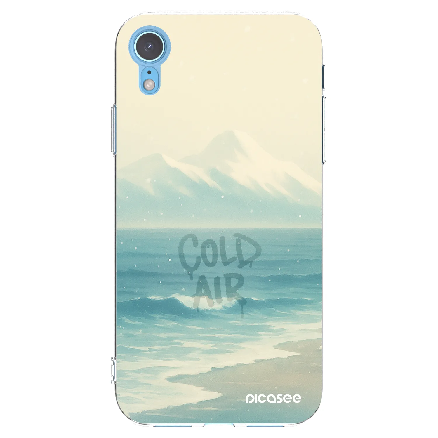 Picasee Apple iPhone XR Hülle - Transparentes Silikon - COLD AIR