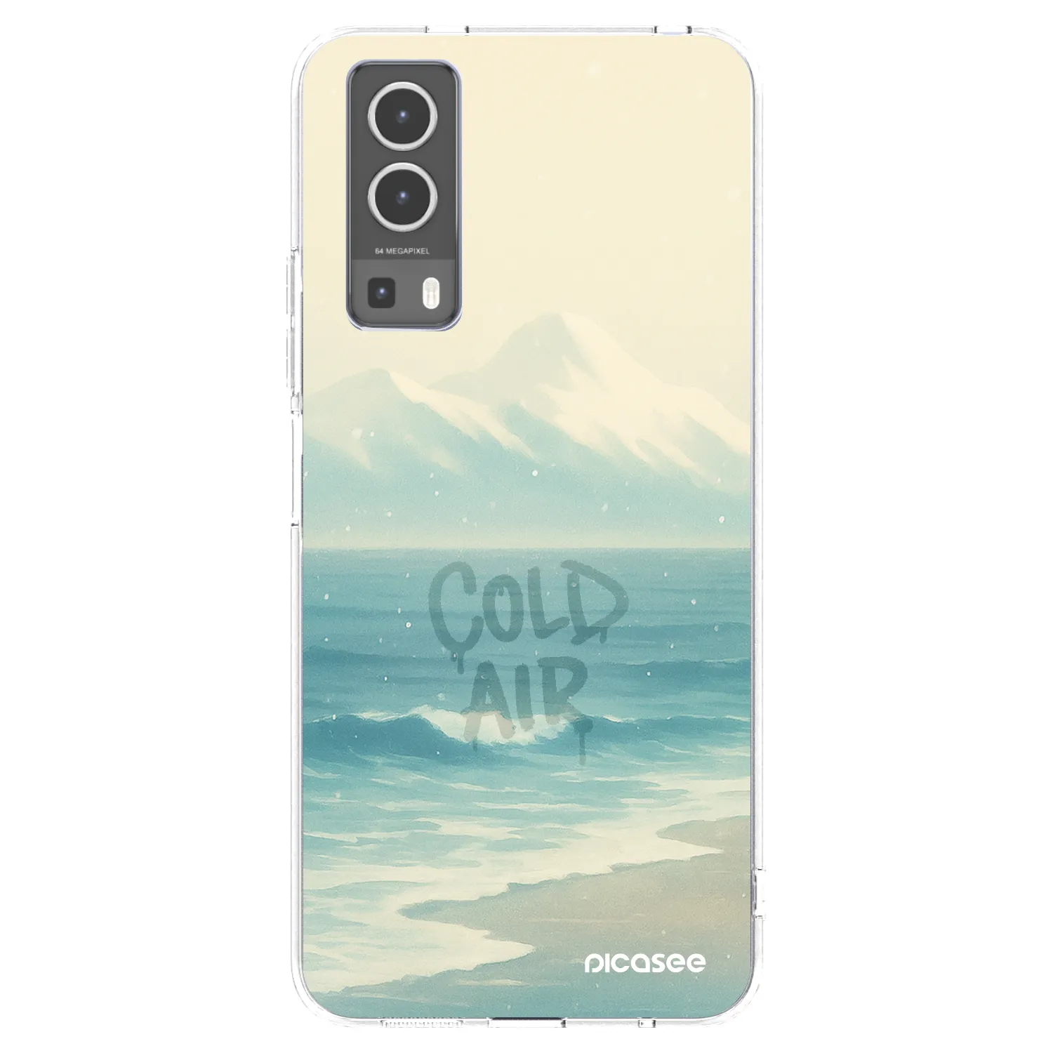 Picasee Vivo Y72 5G Hülle - Transparentes Silikon - COLD AIR