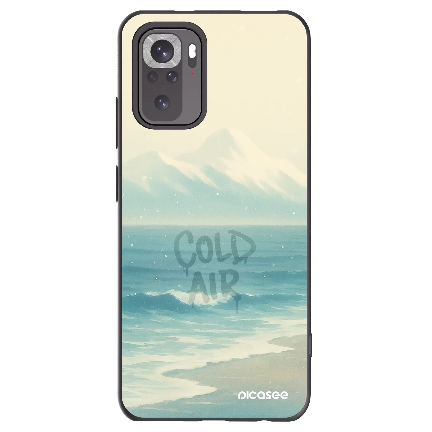 Picasee Xiaomi Redmi Note 11S 4G Hülle - Schwarzes Silikon - COLD AIR