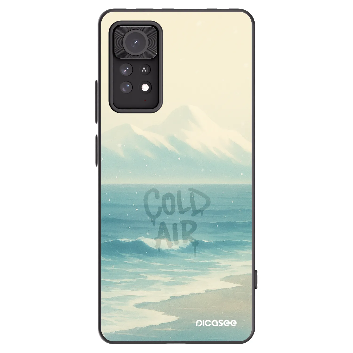Picasee Xiaomi Redmi Note 11 Pro Hülle - Schwarzes Silikon - COLD AIR