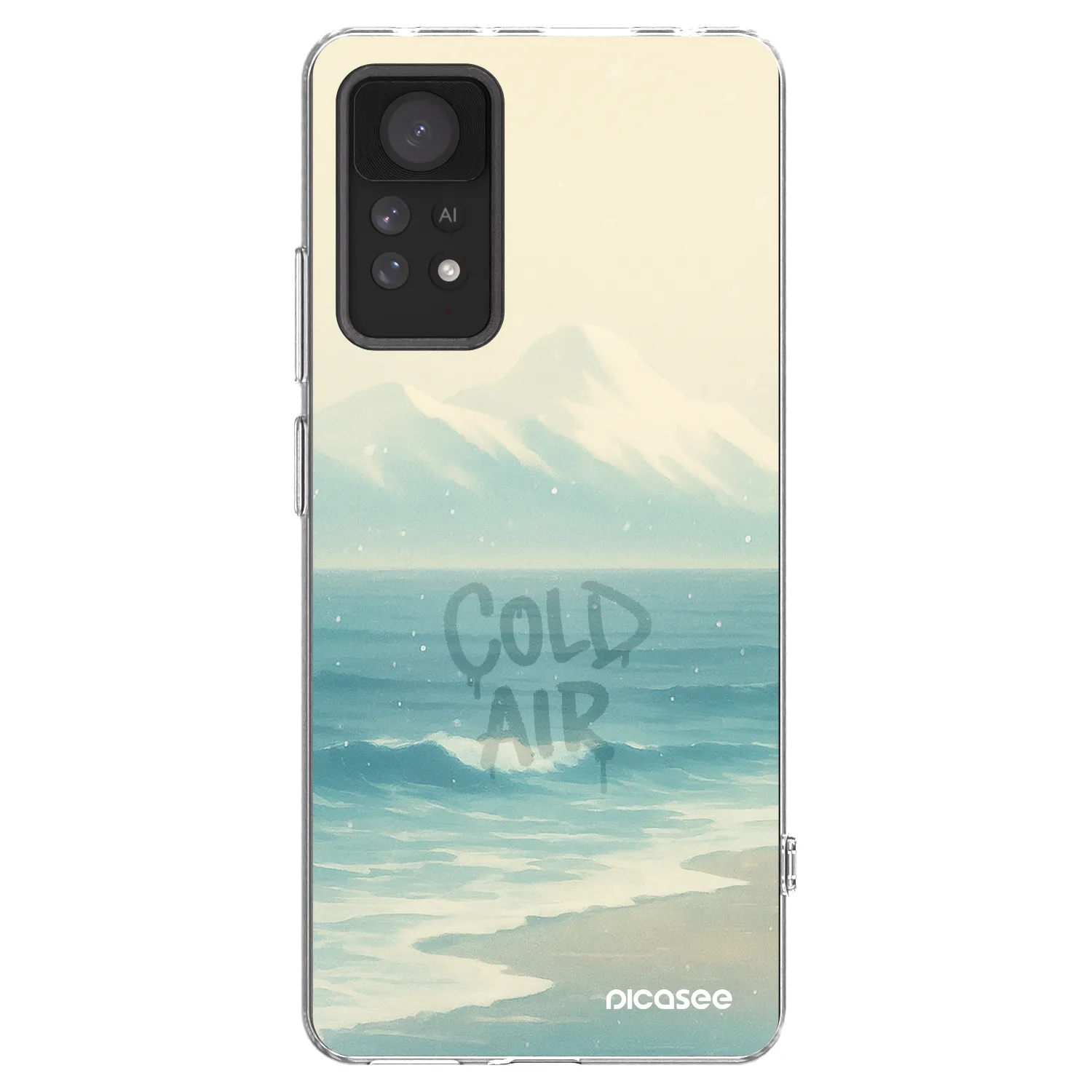 Picasee Xiaomi Redmi Note 11 Pro Hülle - Transparentes Silikon - COLD AIR