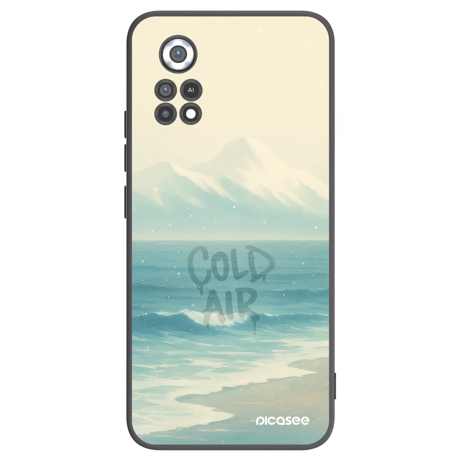 Picasee Xiaomi Poco X4 Pro 5G Hülle - Schwarzes Silikon - COLD AIR