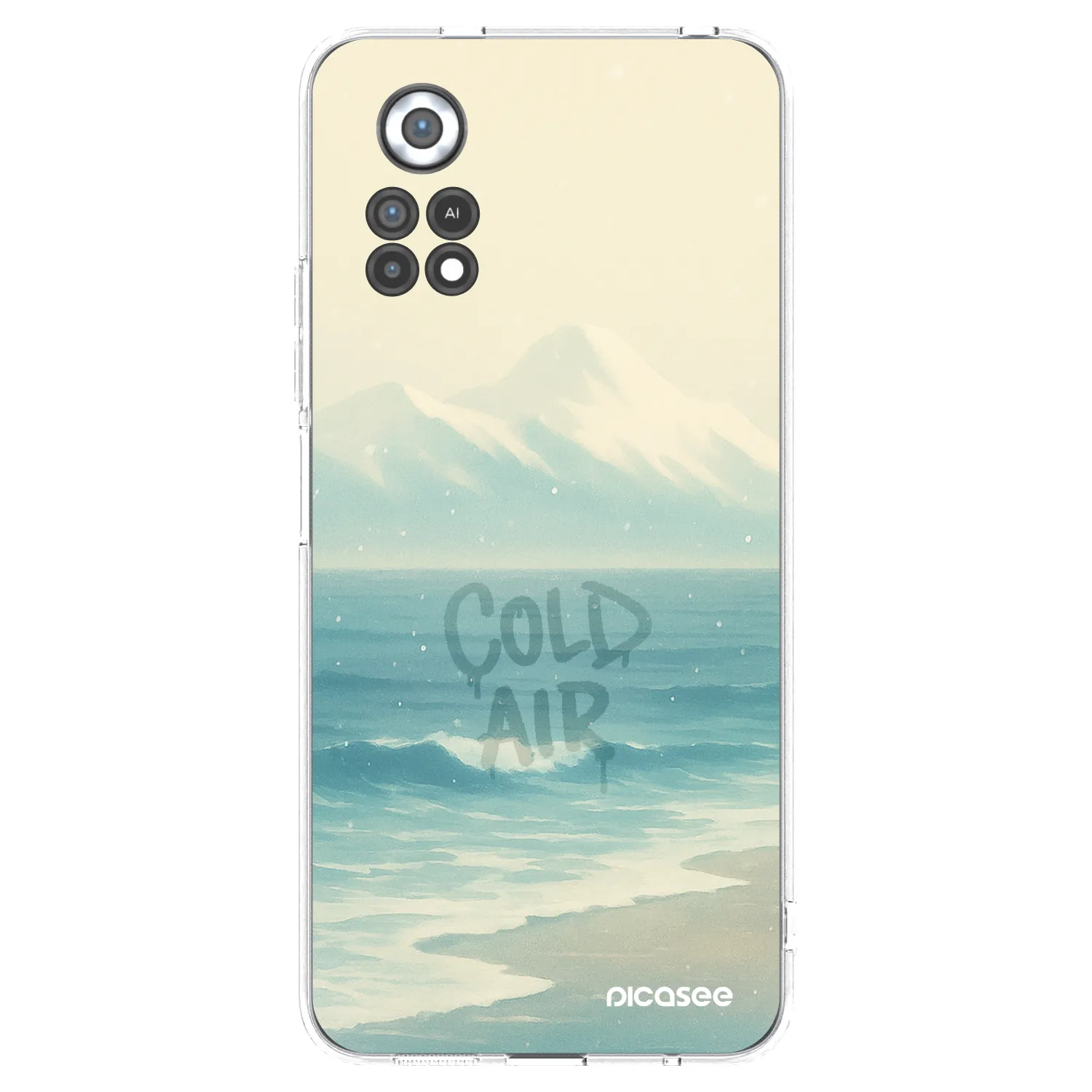 Picasee Xiaomi Poco X4 Pro 5G Hülle - Transparentes Silikon - COLD AIR