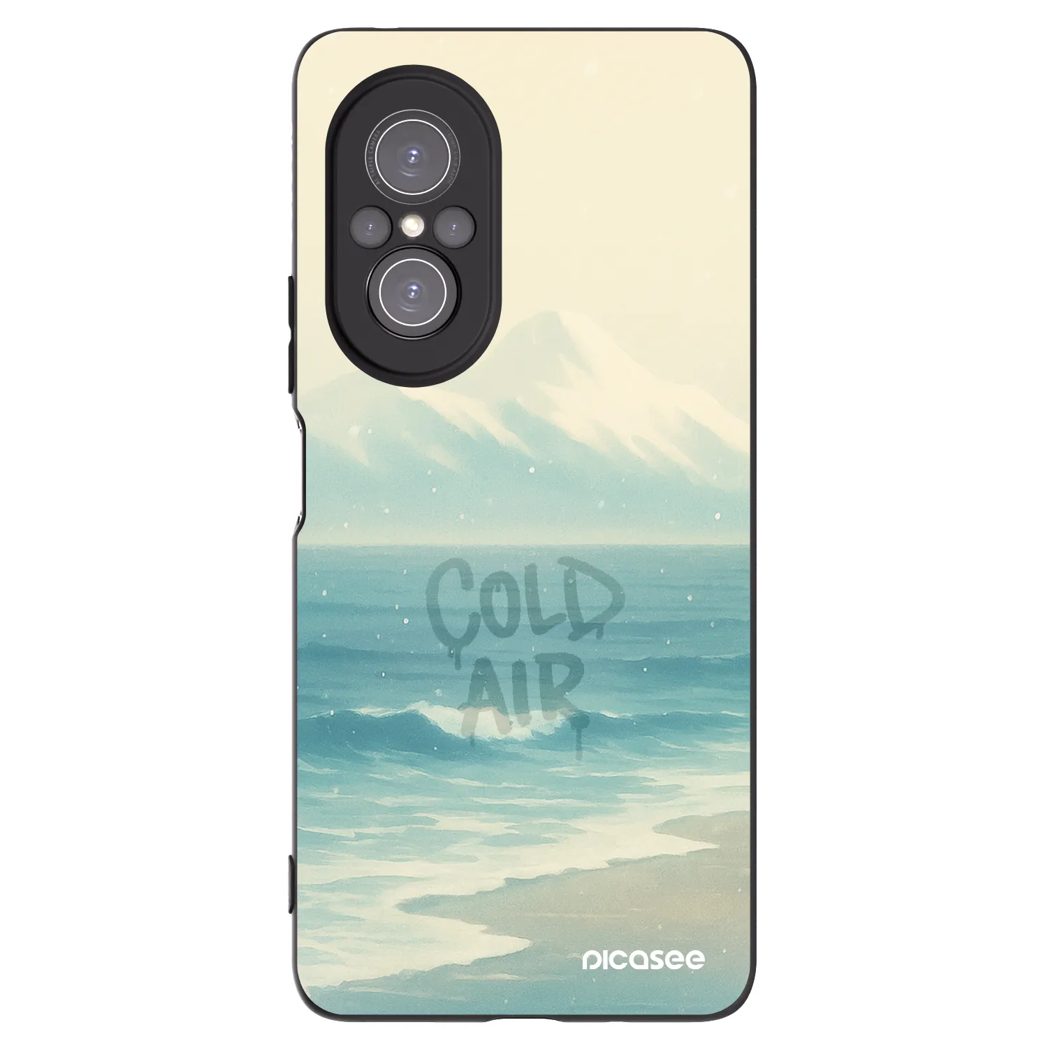 Picasee Huawei Nova 9 SE Hülle - Schwarzes Silikon - COLD AIR