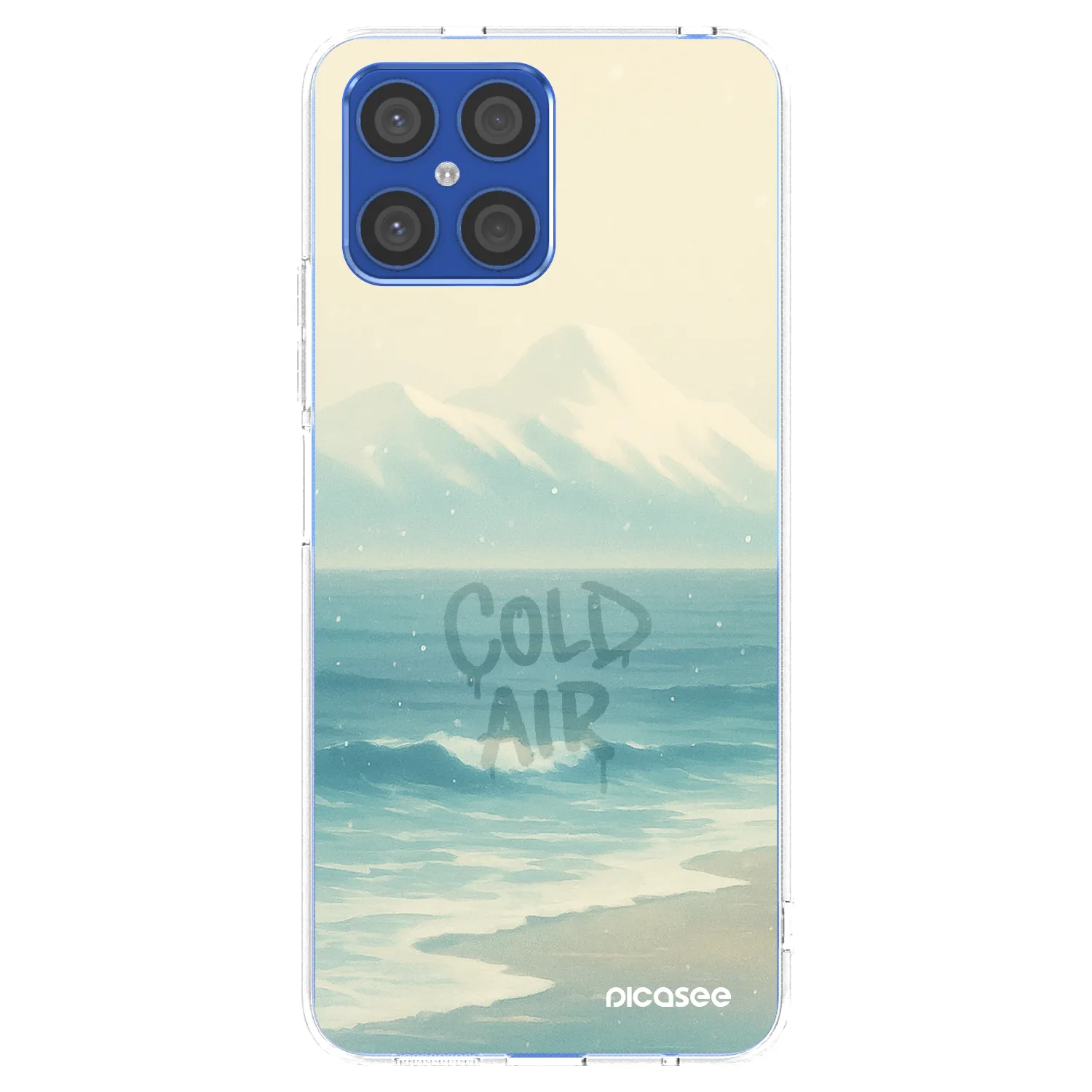 Picasee Honor X8 4G Hülle - Transparentes Silikon - COLD AIR