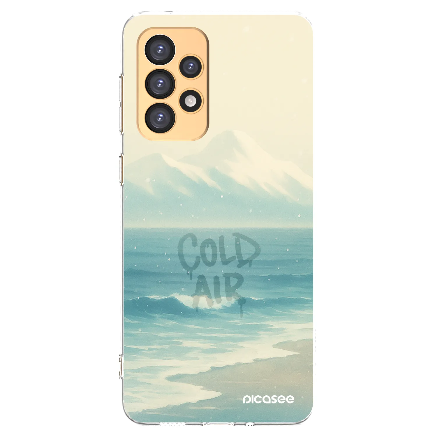 Picasee Samsung Galaxy A33 5G A336 Hülle - Transparentes Silikon - COLD AIR