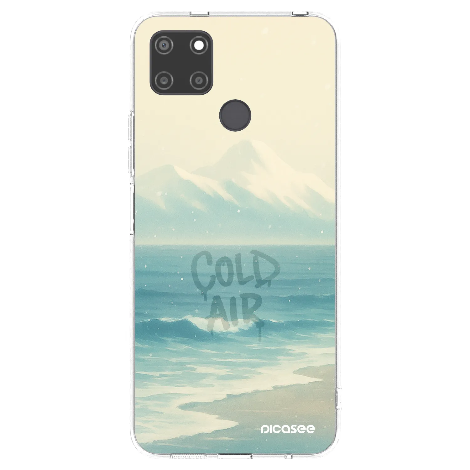 Picasee Realme C21Y Hülle - Transparentes Silikon - COLD AIR