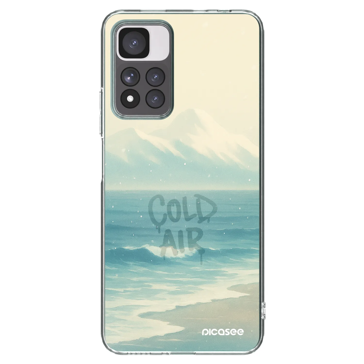 Picasee Xiaomi Redmi Note 11 Pro+ 5G Hülle - Transparentes Silikon - COLD AIR