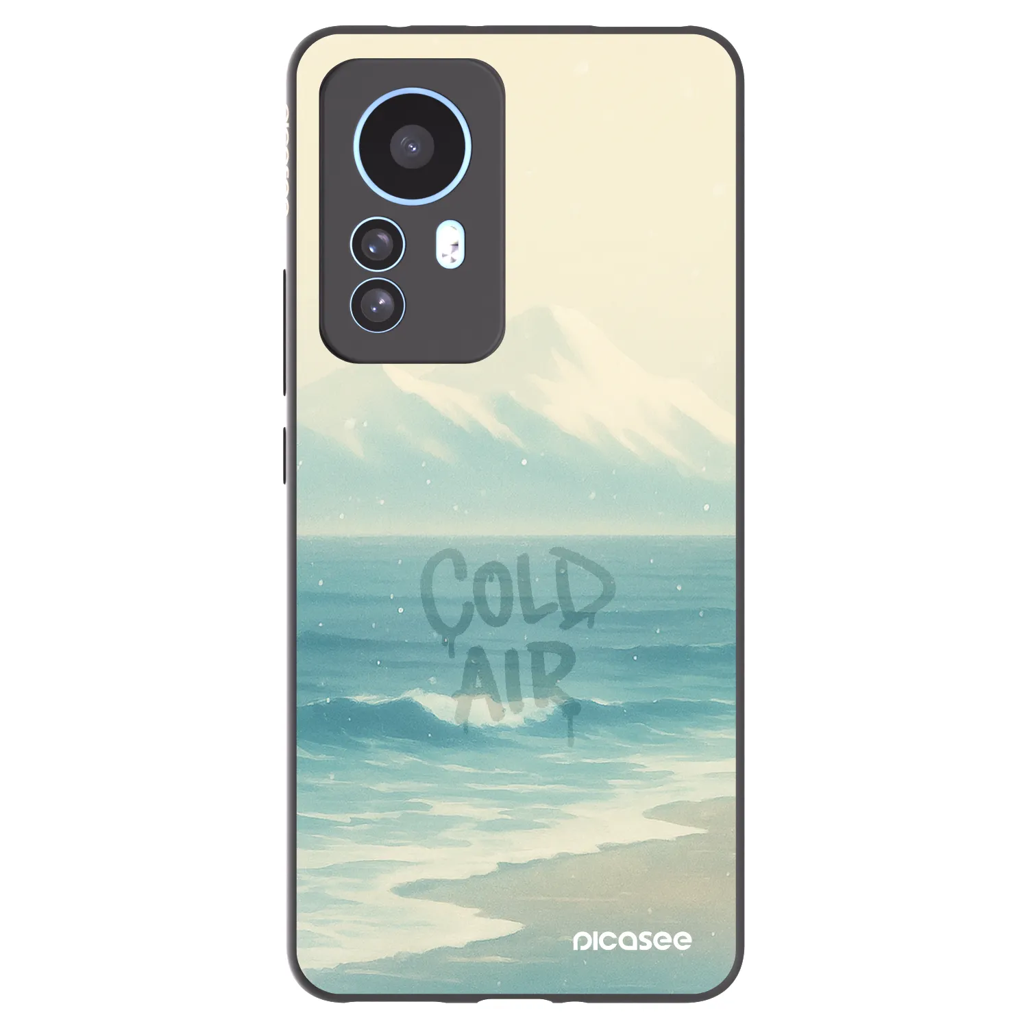 Picasee Xiaomi 12T Hülle - Schwarzes Silikon - COLD AIR