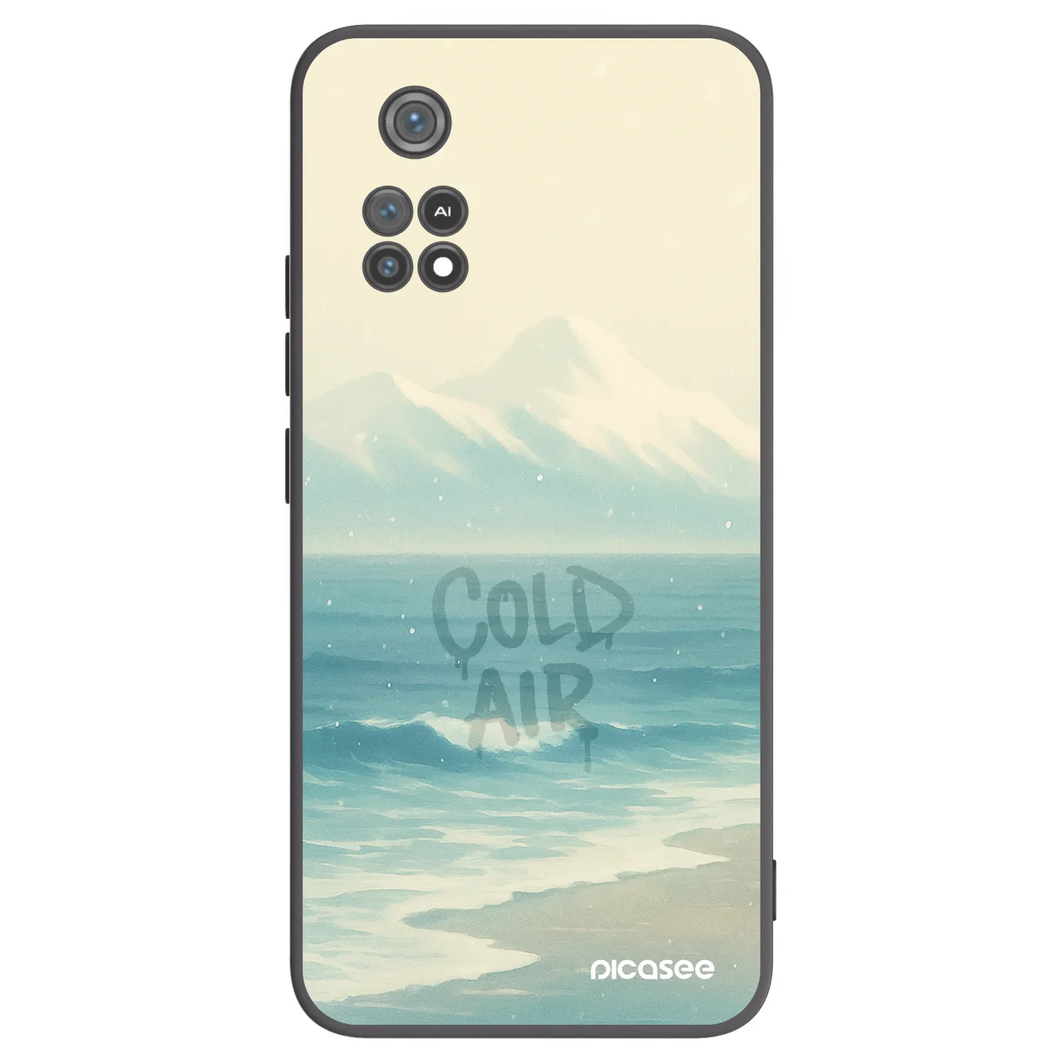 Picasee Xiaomi Poco M4 Pro Hülle - Schwarzes Silikon - COLD AIR