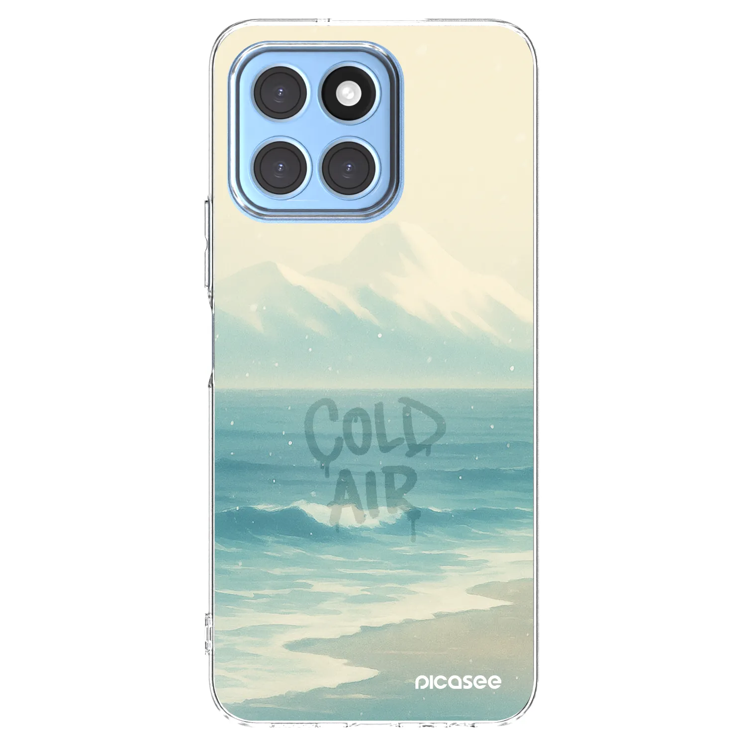 Picasee Honor X8 5G Hülle - Transparentes Silikon - COLD AIR