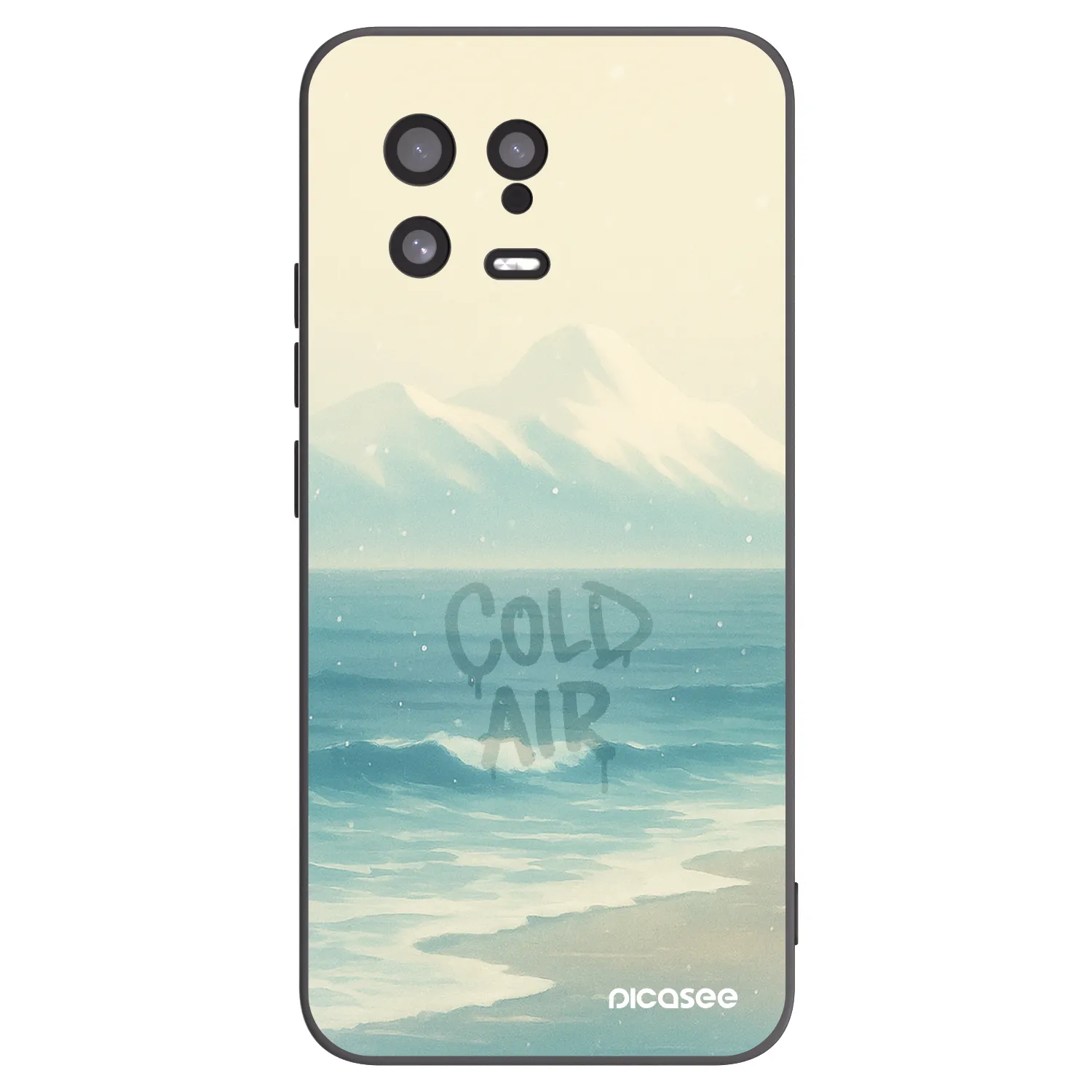 Picasee Xiaomi 13 Hülle - Schwarzes Silikon - COLD AIR