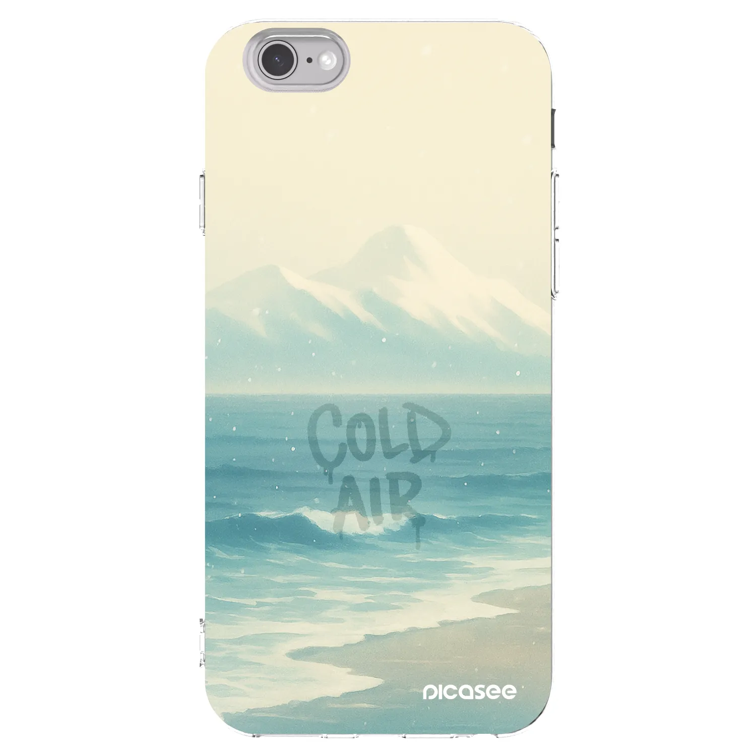 Picasee Apple iPhone 6/6S Hülle - Transparentes Silikon - COLD AIR