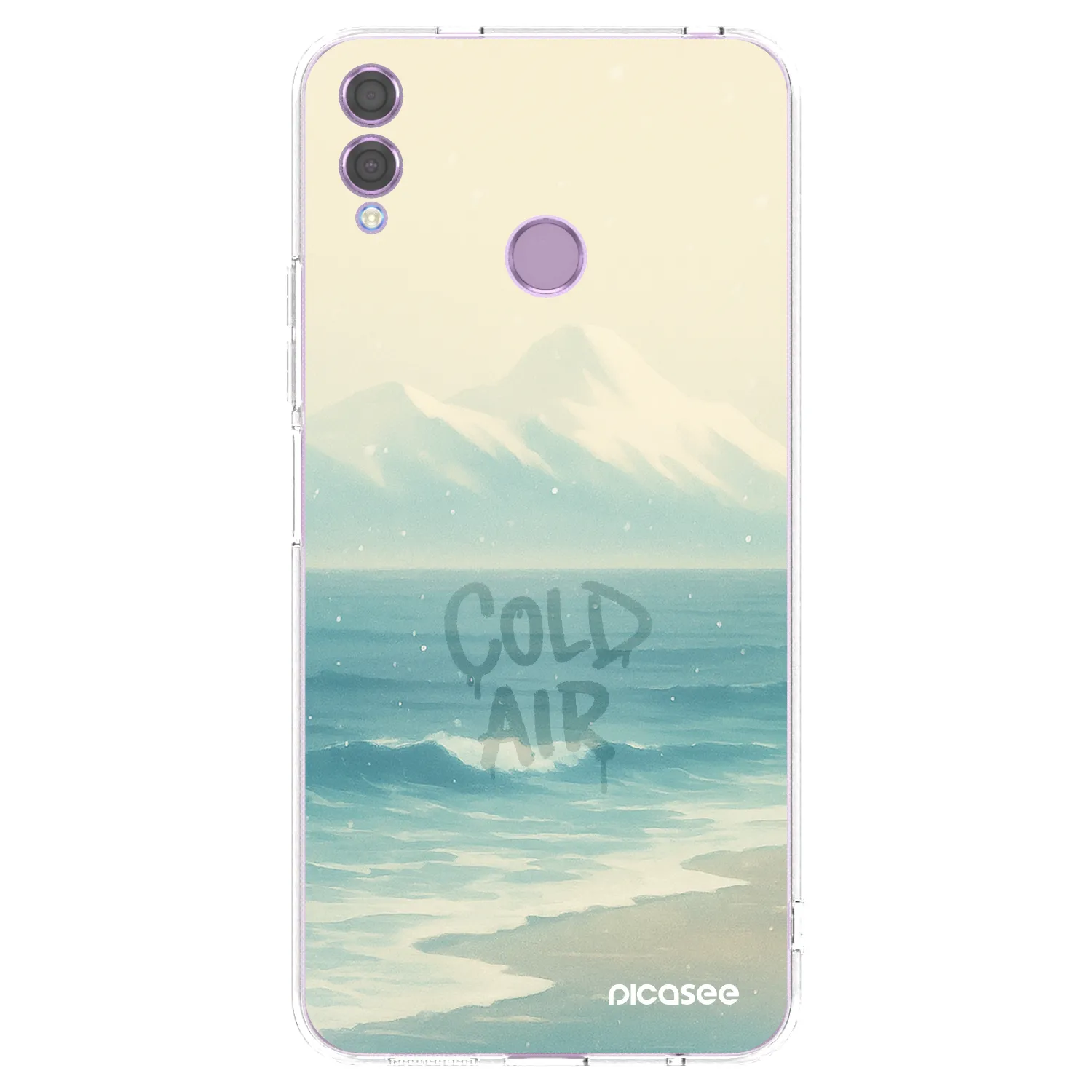 Picasee Honor 8X Hülle - Transparentes Silikon - COLD AIR