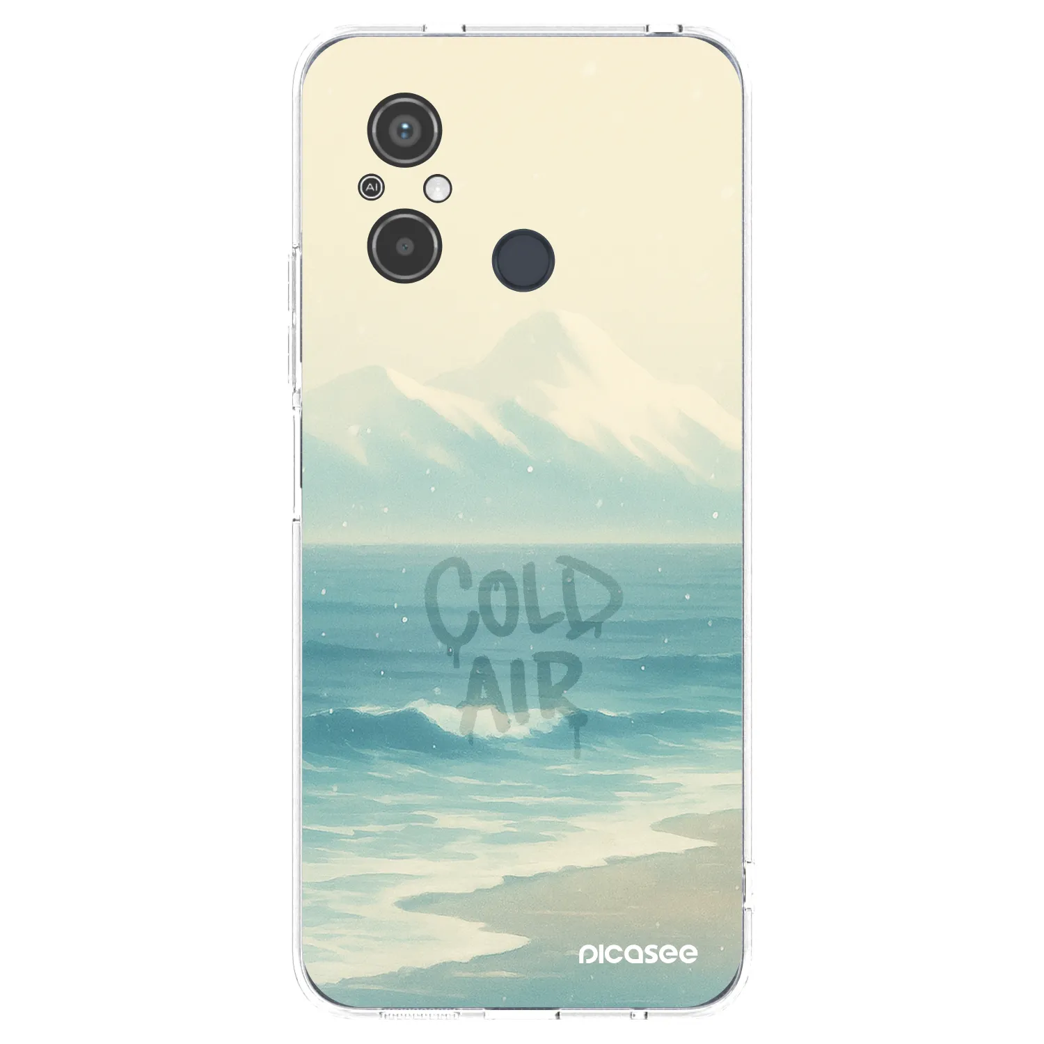 Picasee Xiaomi Redmi 12C Hülle - Transparentes Silikon - COLD AIR