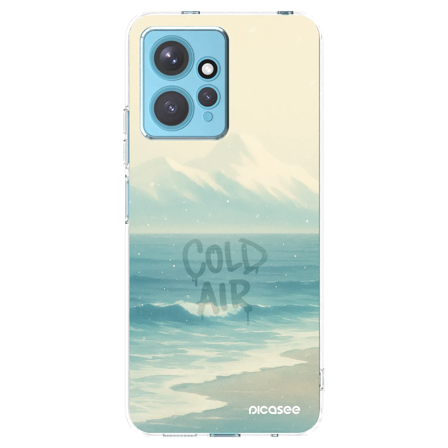Picasee Xiaomi Redmi Note 12 4G Hülle - Transparentes Silikon - COLD AIR