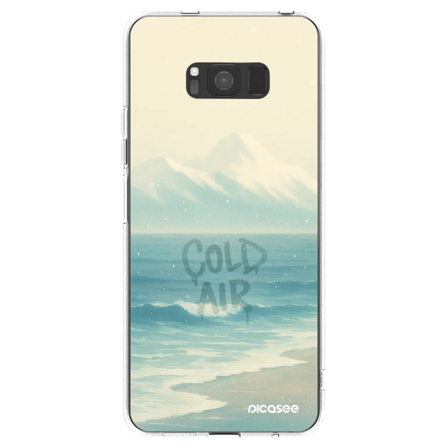 Picasee Samsung Galaxy S8 G950F Hülle - Transparentes Silikon - COLD AIR