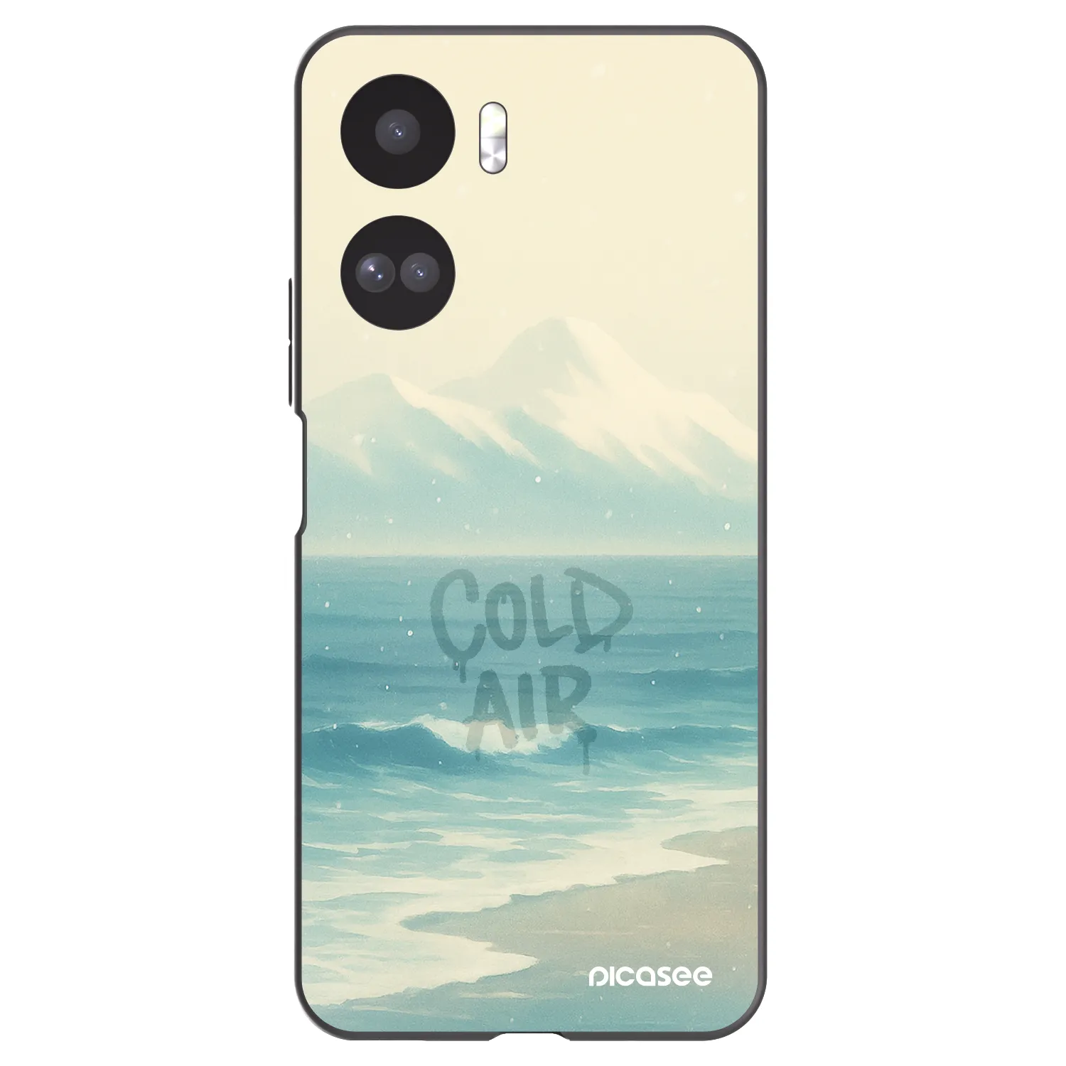 Picasee Honor 90 Lite 5G Hülle - Schwarzes Silikon - COLD AIR