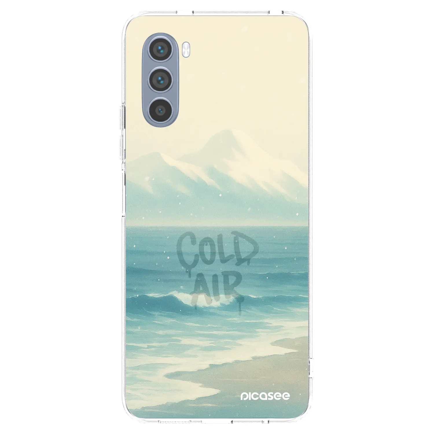 Picasee Motorola Moto G62 Hülle - Transparentes Silikon - COLD AIR