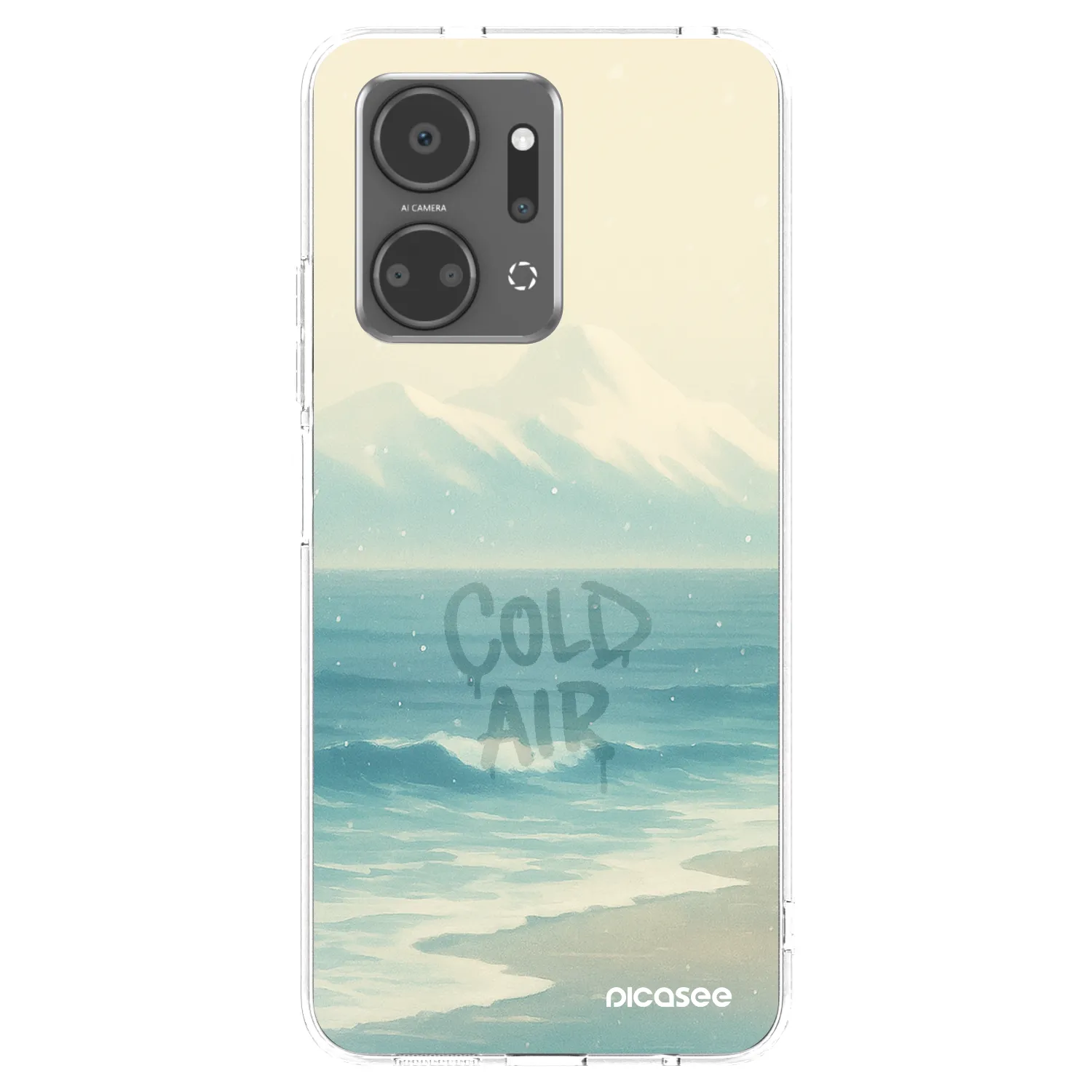Picasee Honor X7a Hülle - Transparentes Silikon - COLD AIR