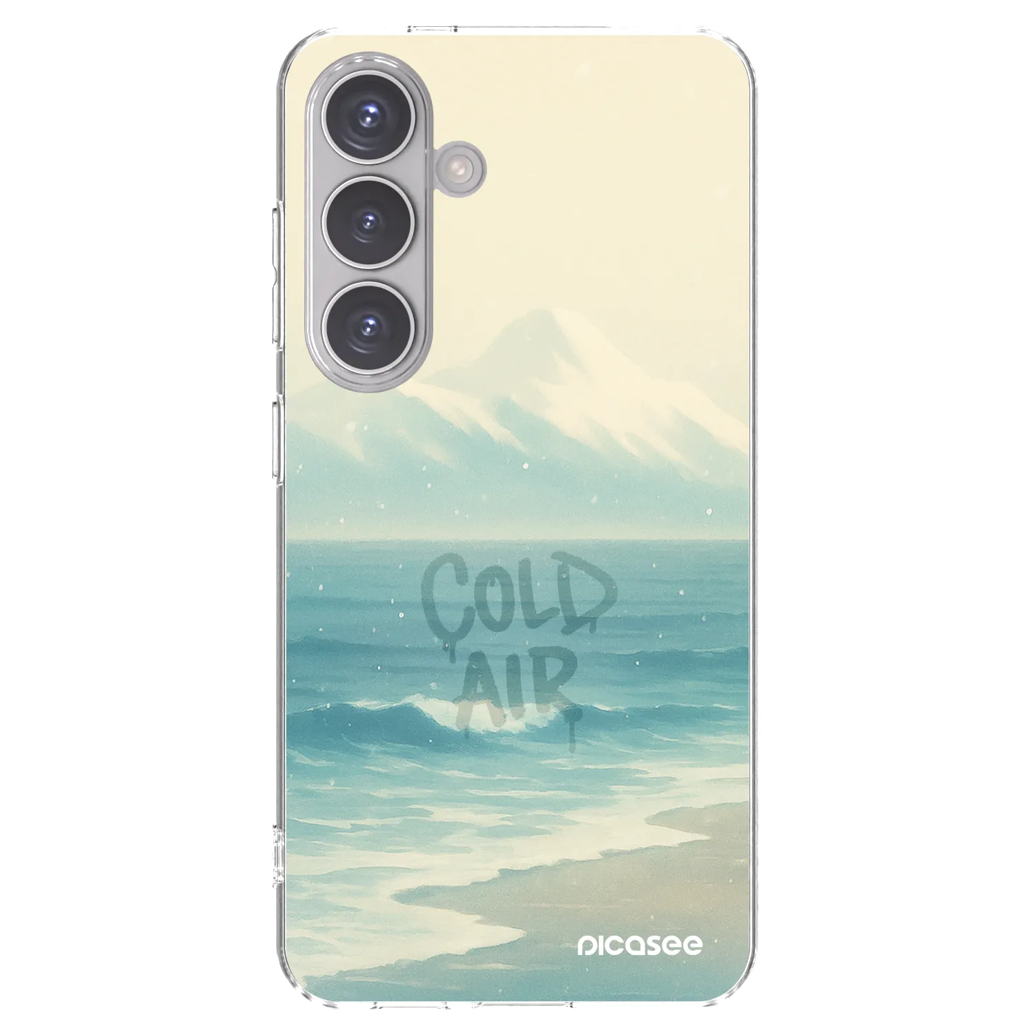 Picasee Samsung Galaxy S24 S921B 5G Hülle - Transparentes Silikon - COLD AIR