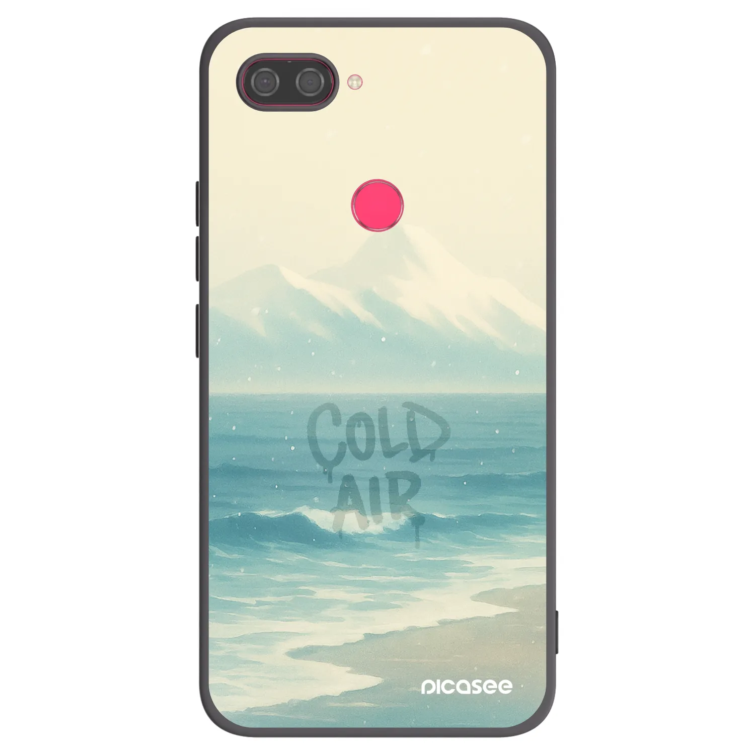 Picasee Xiaomi Mi 8 Lite Hülle - Schwarzes Silikon - COLD AIR