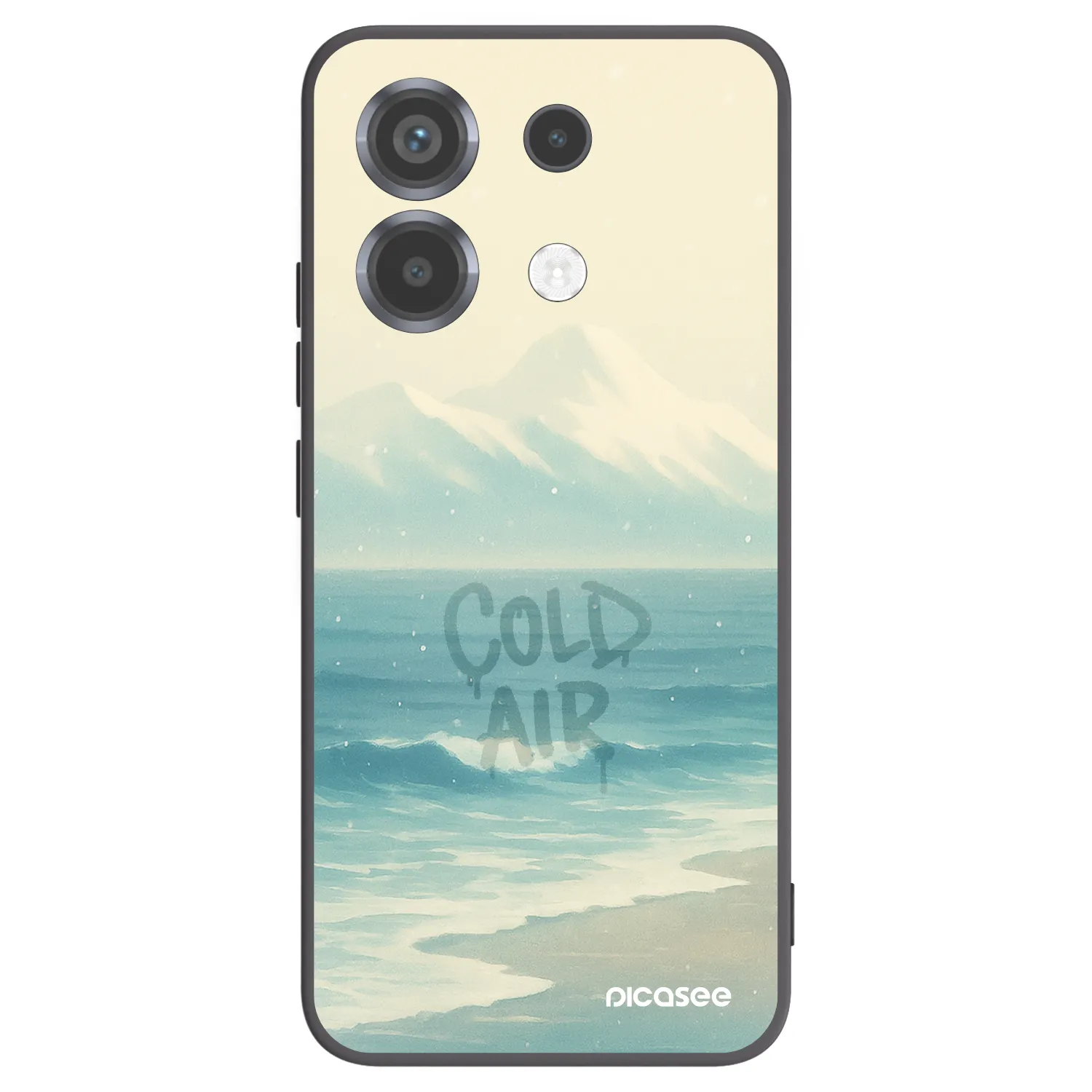 Picasee Xiaomi Poco X6 Hülle - Schwarzes Silikon - COLD AIR