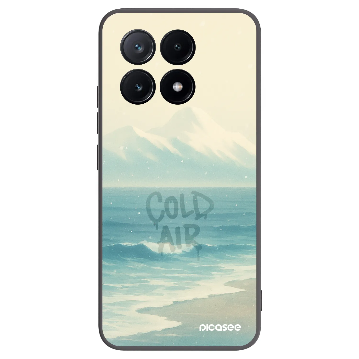 Picasee Xiaomi Poco X6 Pro Hülle - Schwarzes Silikon - COLD AIR