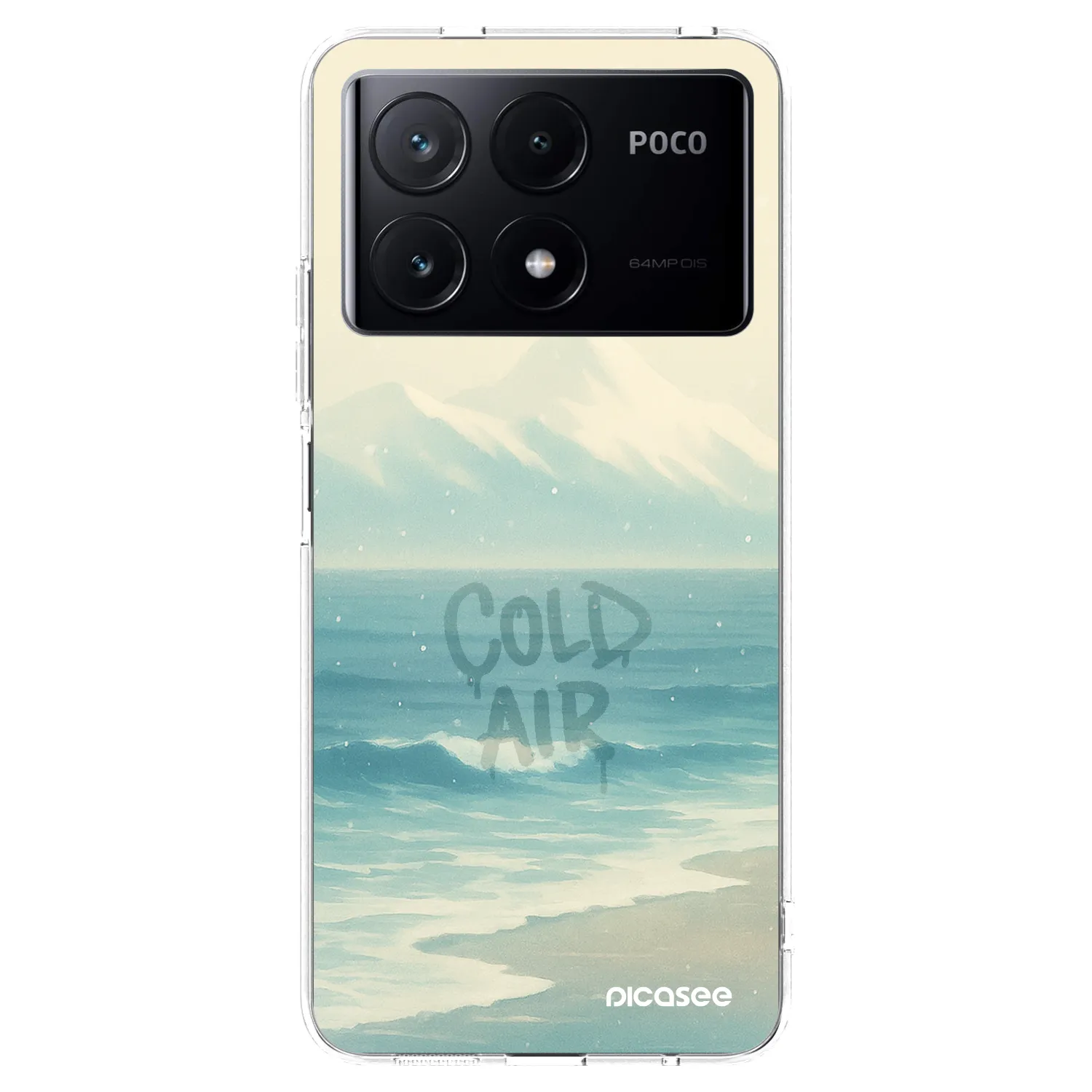 Picasee Xiaomi Poco X6 Pro Hülle - Transparentes Silikon - COLD AIR