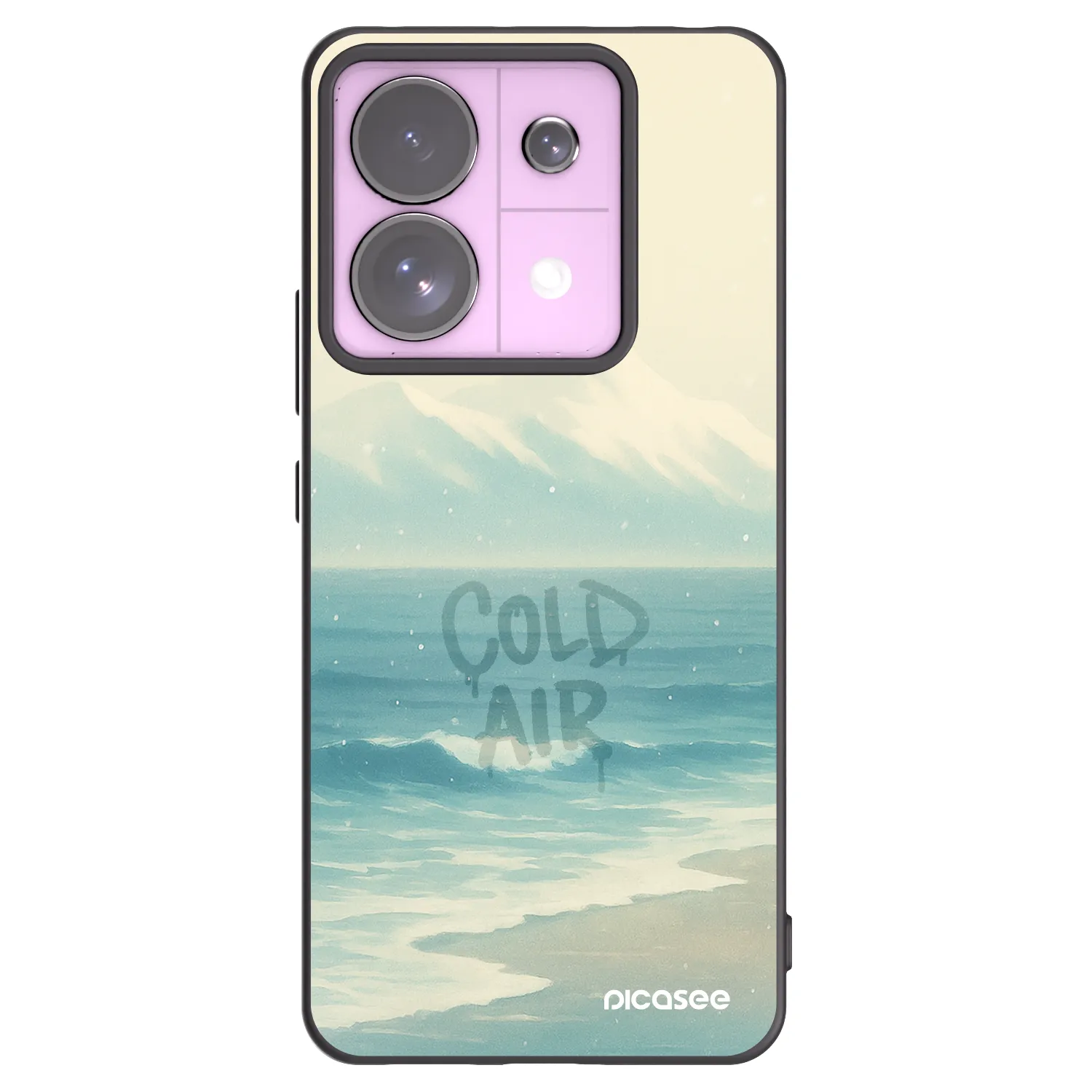 Picasee Xiaomi Redmi Note 13 Pro 5G Hülle - Schwarzes Silikon - COLD AIR