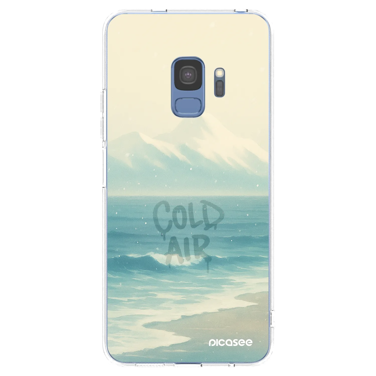 Picasee Samsung Galaxy S9 G960F Hülle - Transparentes Silikon - COLD AIR