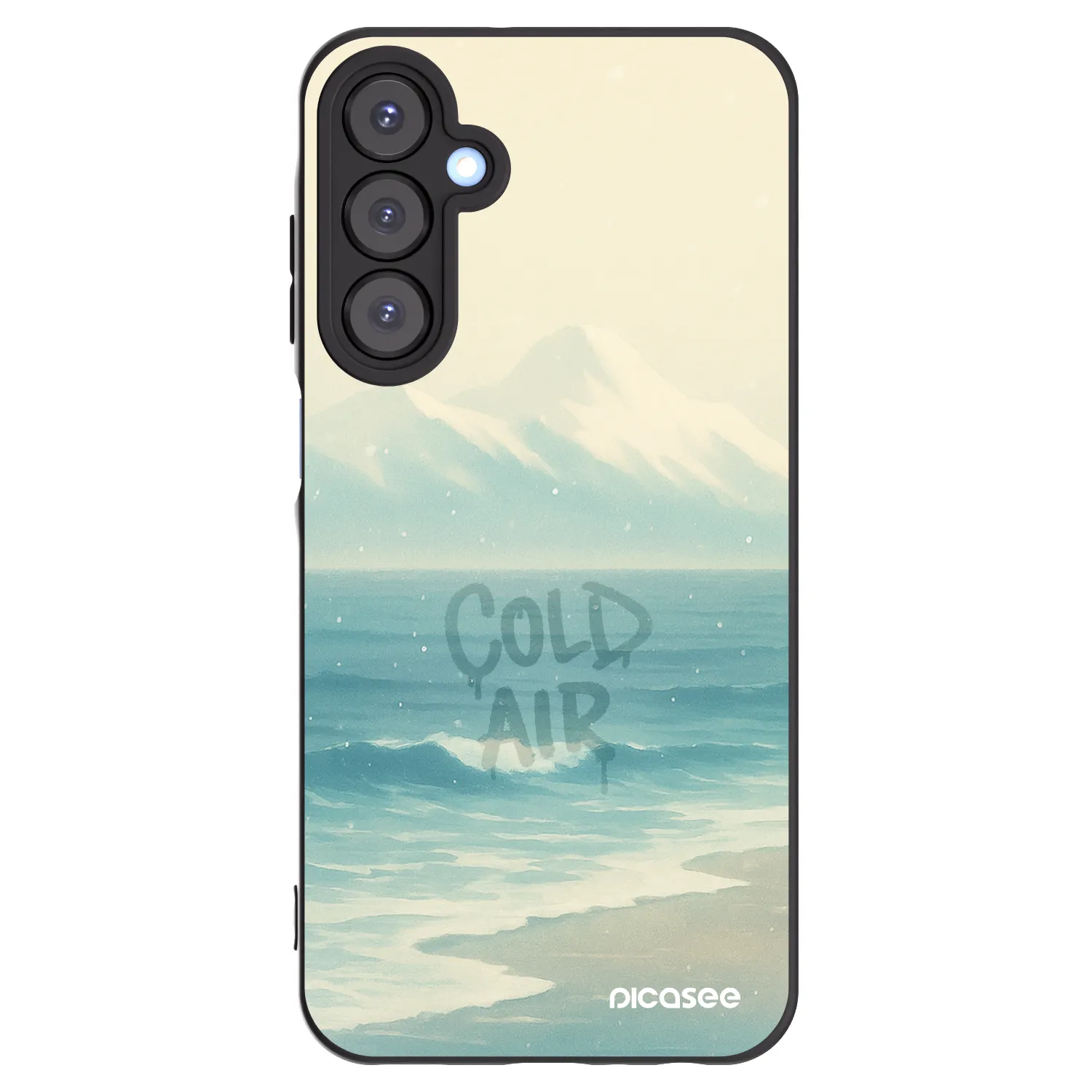 Picasee Samsung Galaxy A25 A256B 5G Hülle - Schwarzes Silikon - COLD AIR