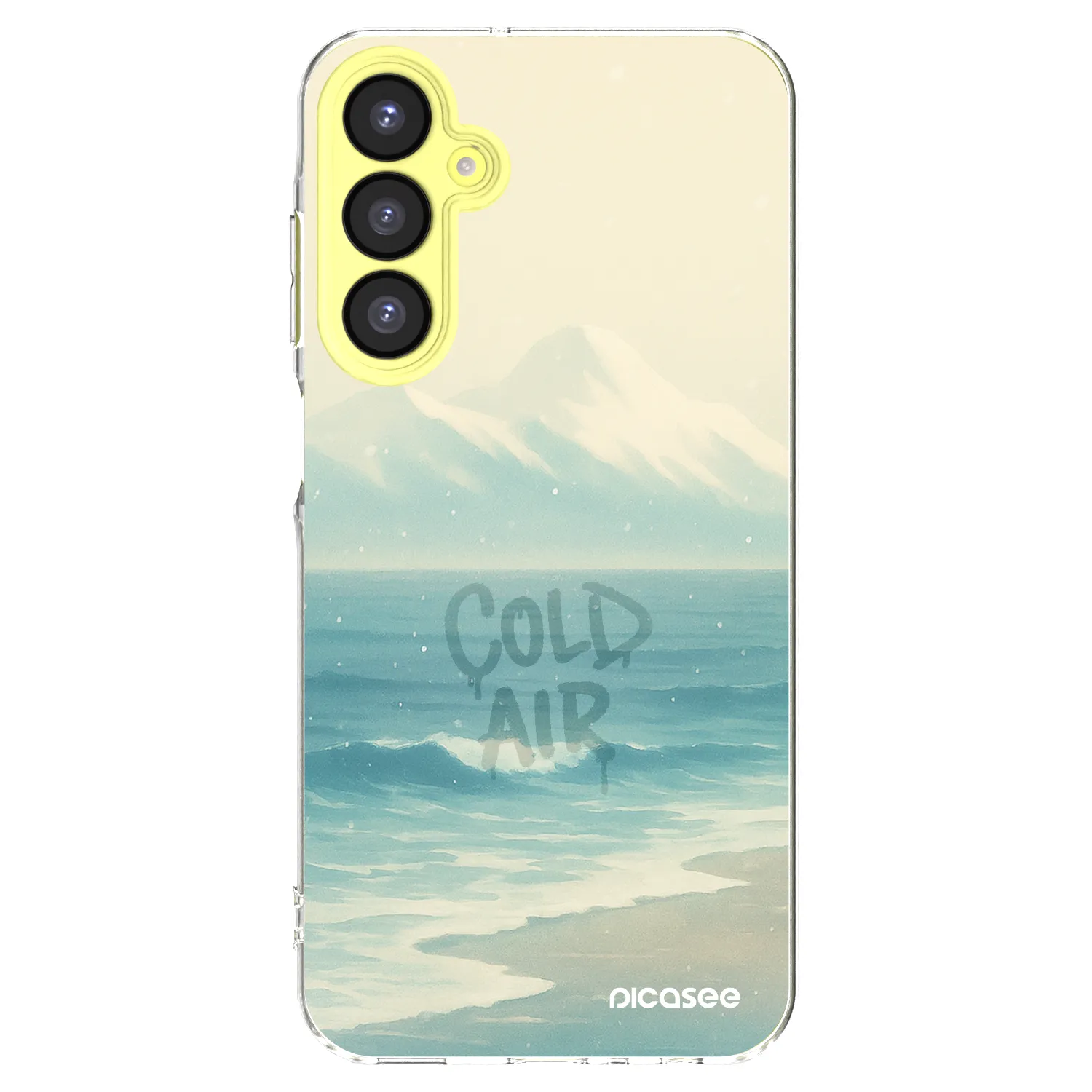 Picasee Samsung Galaxy A25 A256B 5G Hülle - Transparentes Silikon - COLD AIR