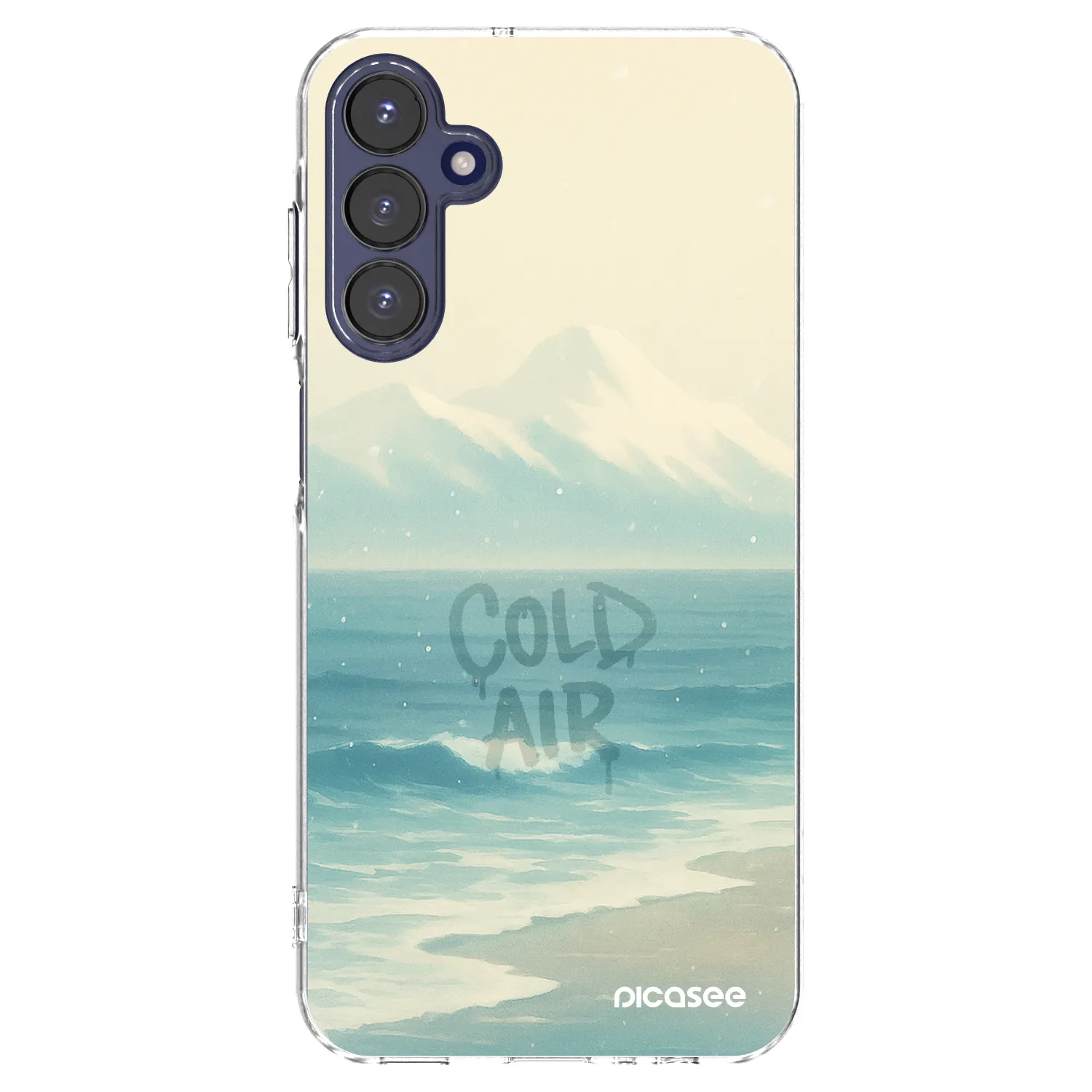 Picasee Samsung Galaxy A15 A155F 4G Hülle - Transparentes Silikon - COLD AIR