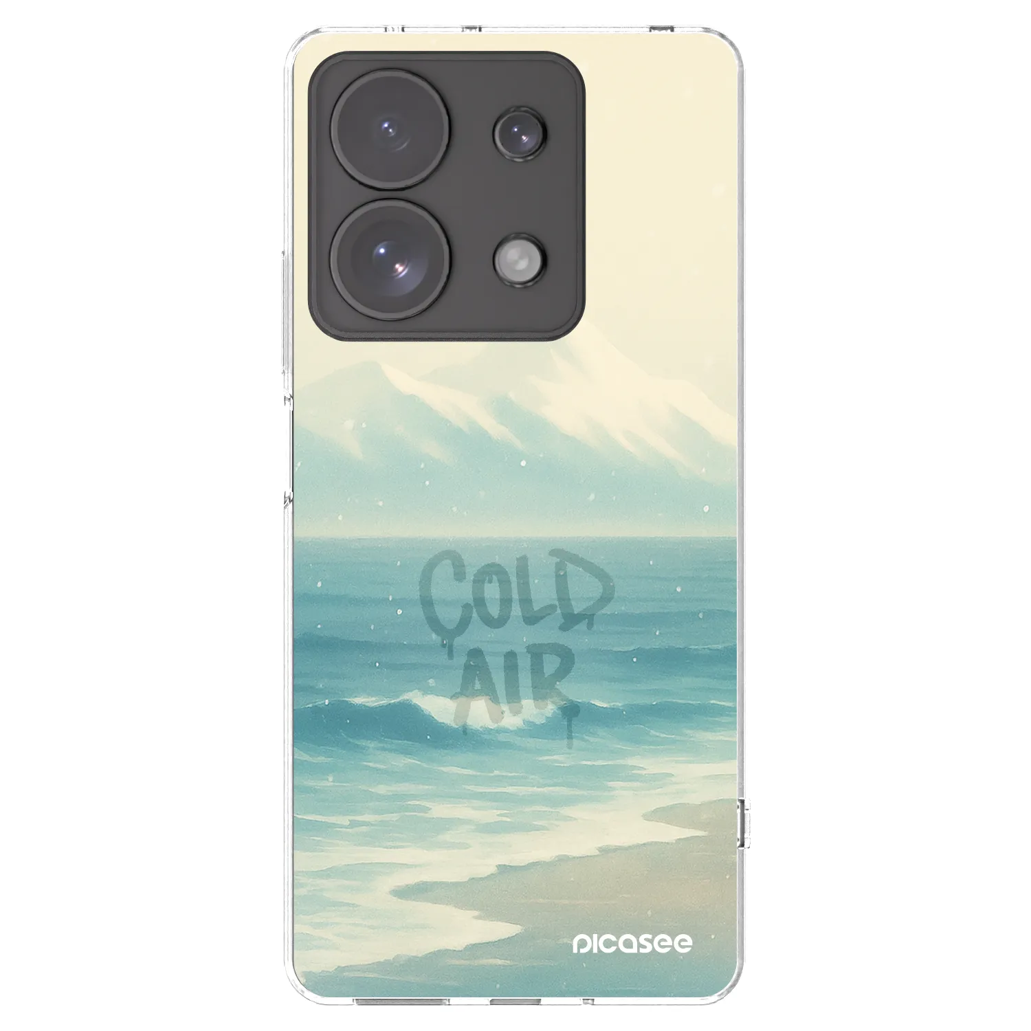 Picasee Xiaomi Redmi Note 13 Pro 4G Hülle - Transparentes Silikon - COLD AIR