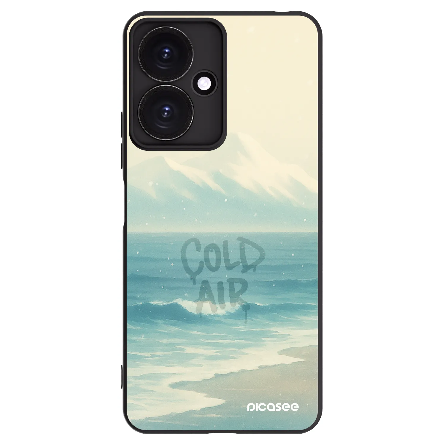 Picasee Xiaomi Redmi 13C 5G Hülle - Schwarzes Silikon - COLD AIR