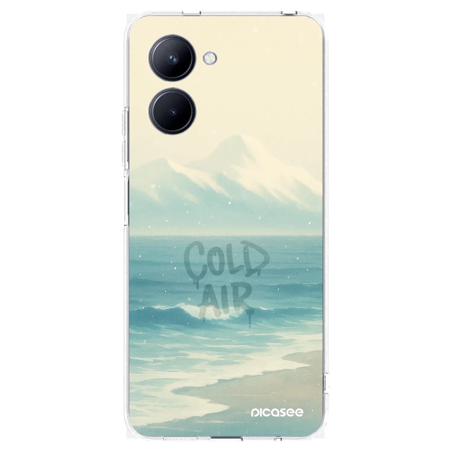 Picasee Realme C33 (2023) Hülle - Transparentes Silikon - COLD AIR