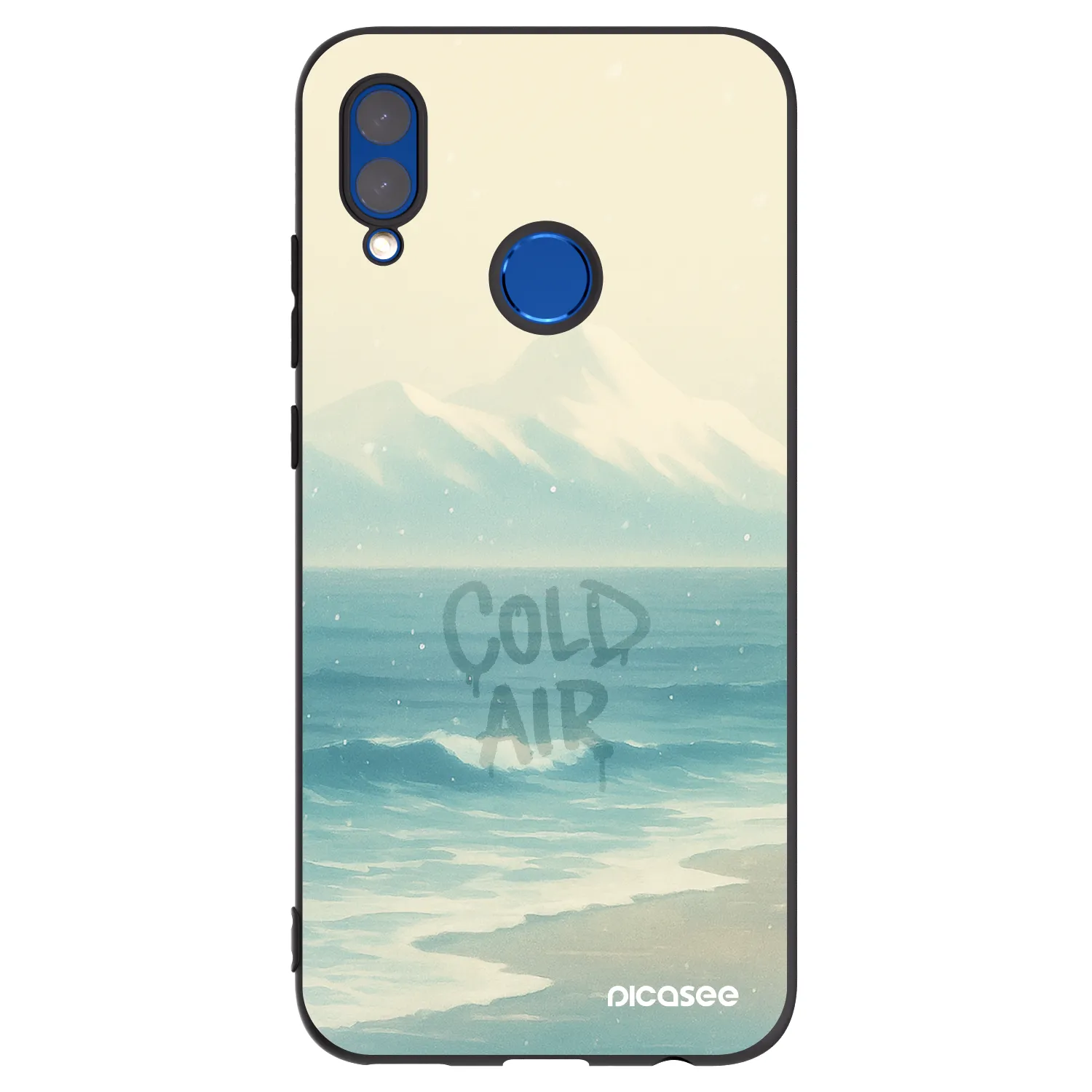Picasee Honor 10 Lite Hülle - Schwarzes Silikon - COLD AIR