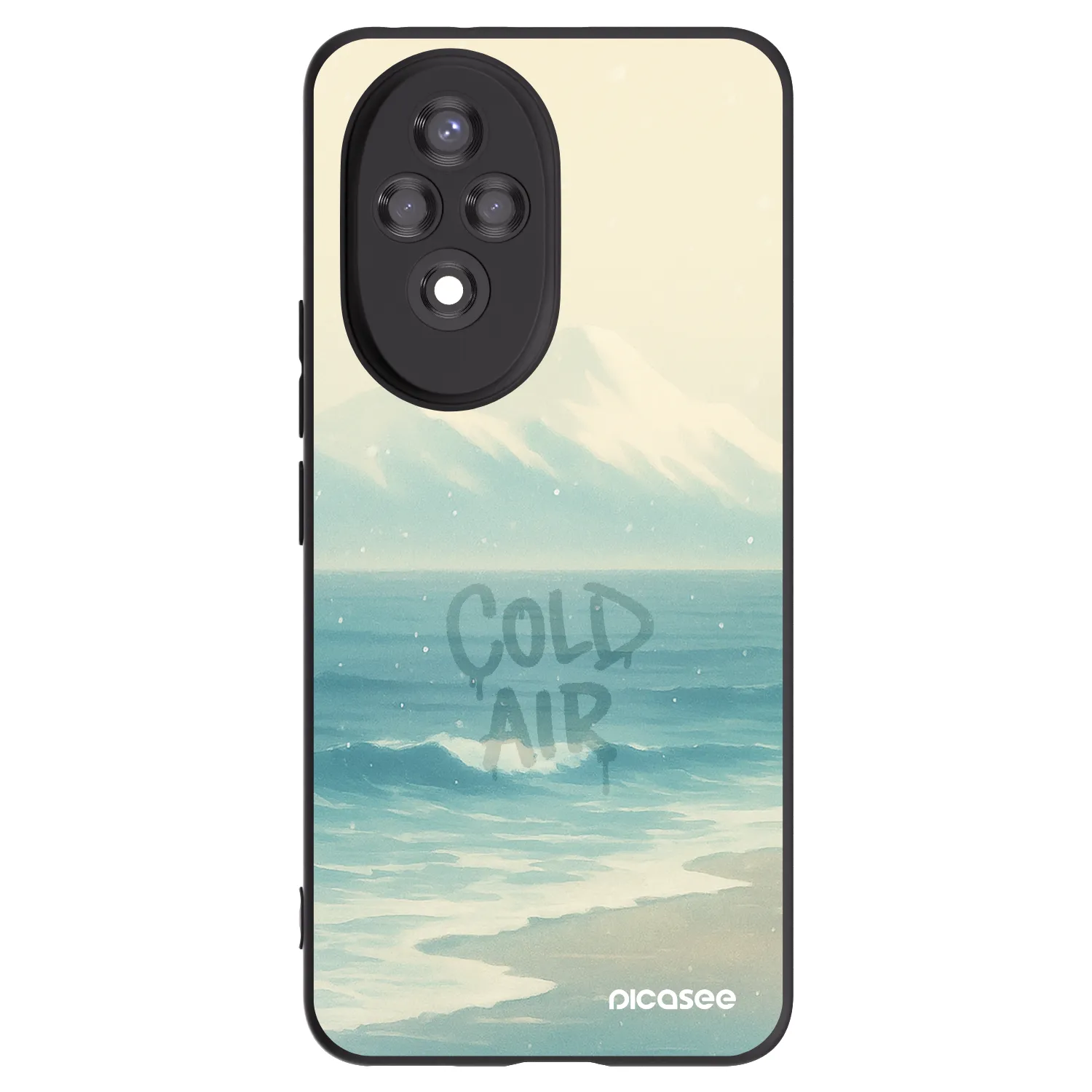 Picasee Honor 200 Pro 5G Hülle - Schwarzes Silikon - COLD AIR