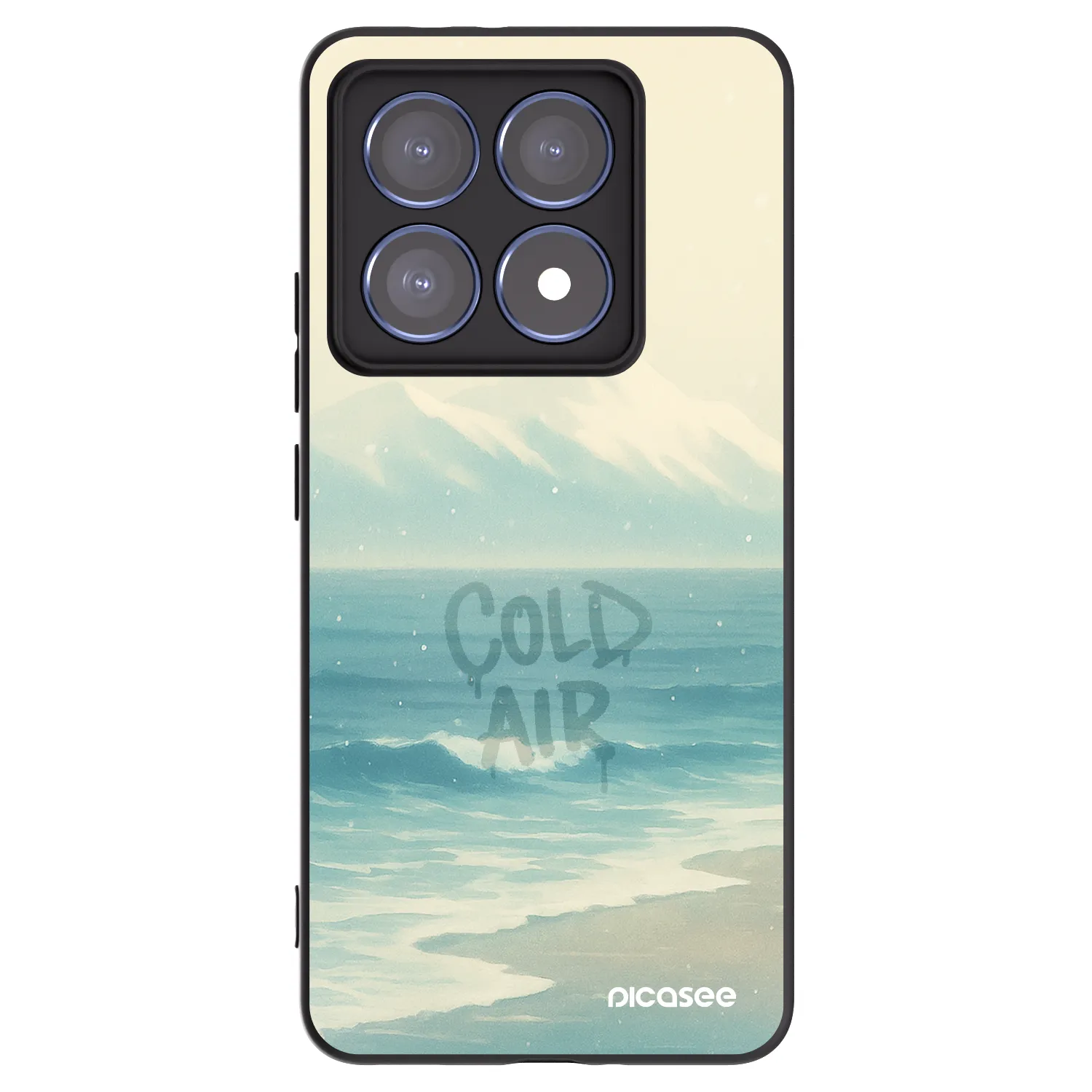Picasee Xiaomi 14T Pro Hülle - Schwarzes Silikon - COLD AIR