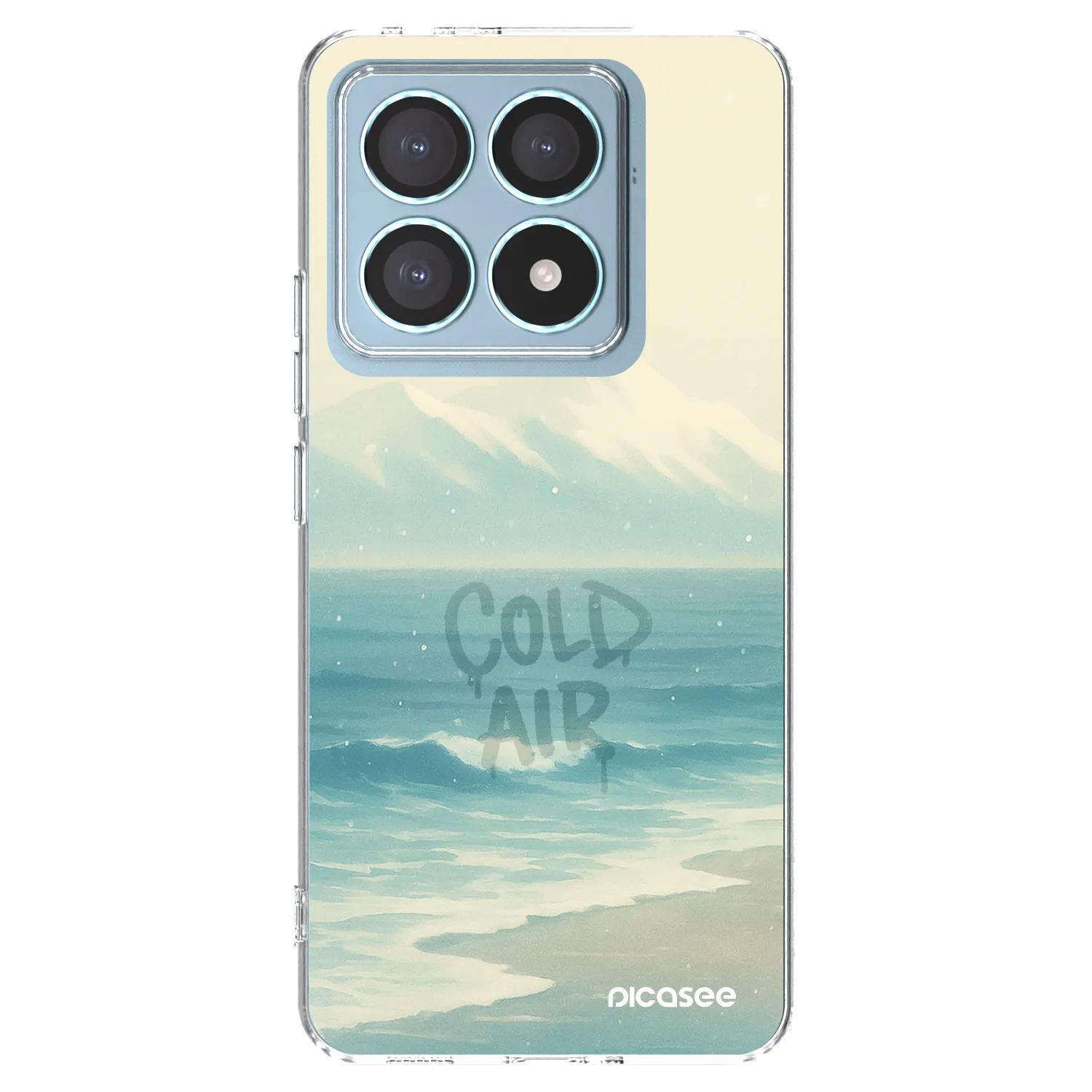 Picasee Xiaomi 14T Pro Hülle - Transparentes Silikon - COLD AIR