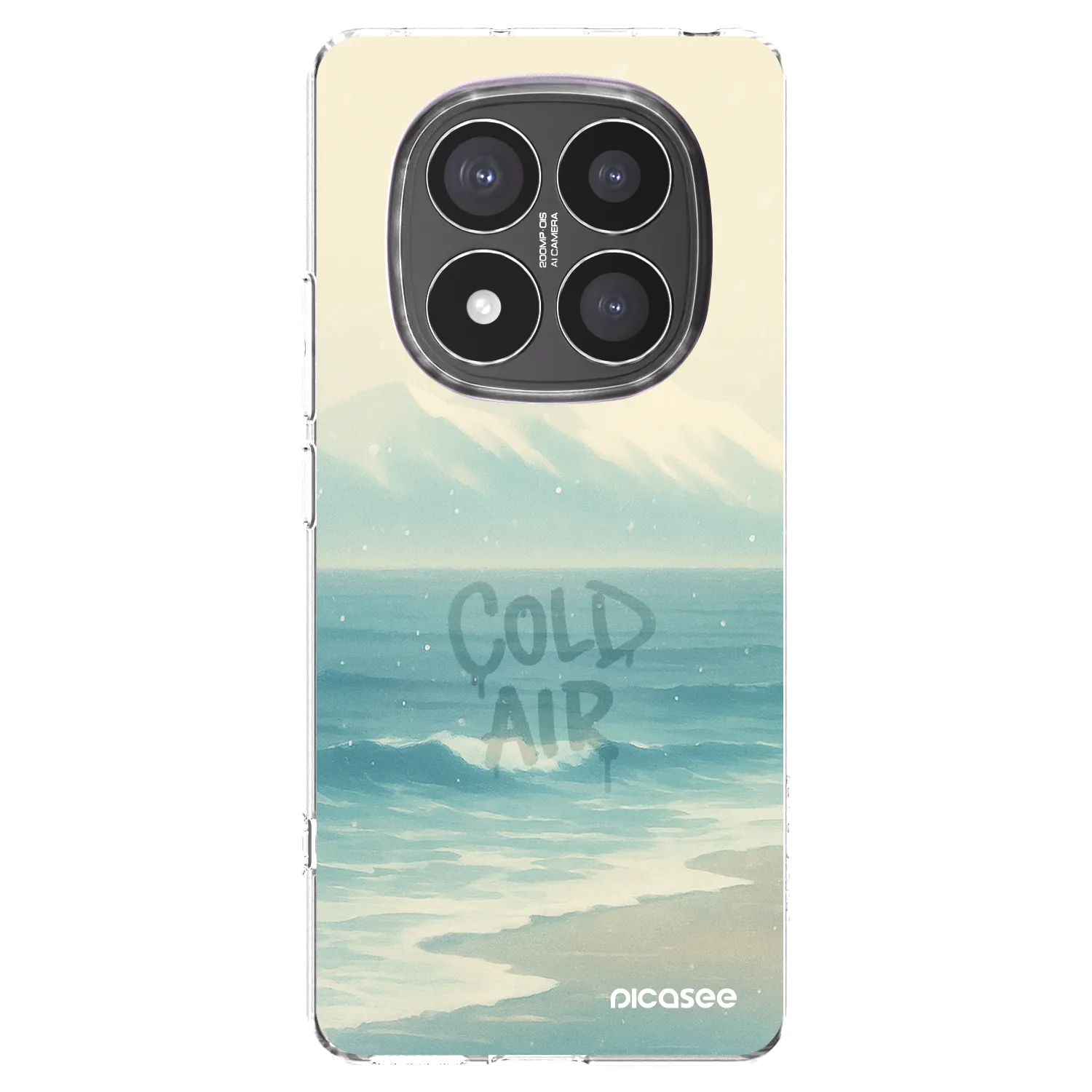 Picasee Xiaomi Redmi Note 14 Pro+ 5G Hülle - Transparentes Silikon - COLD AIR