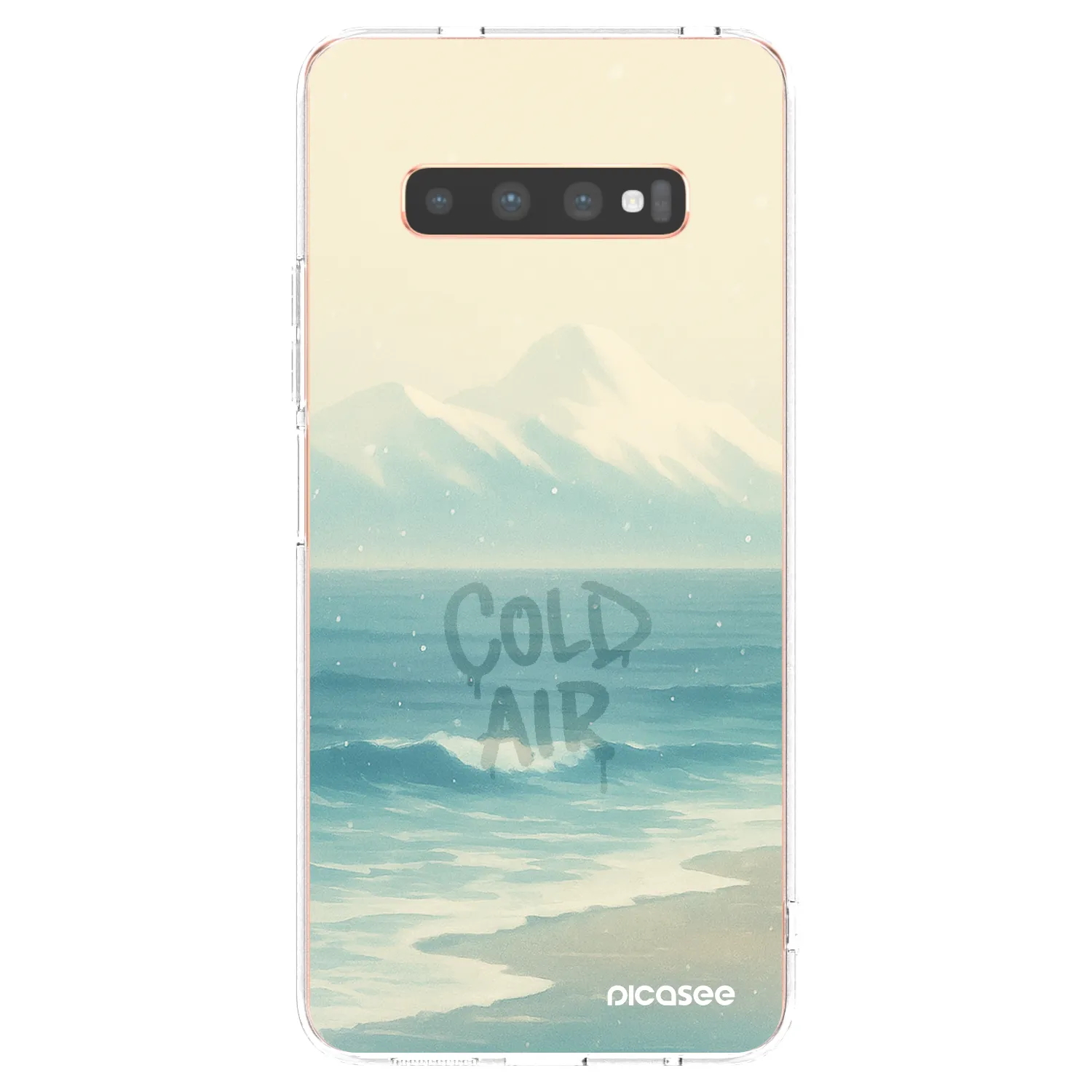 Picasee Samsung Galaxy S10 Plus G975 Hülle - Transparentes Silikon - COLD AIR